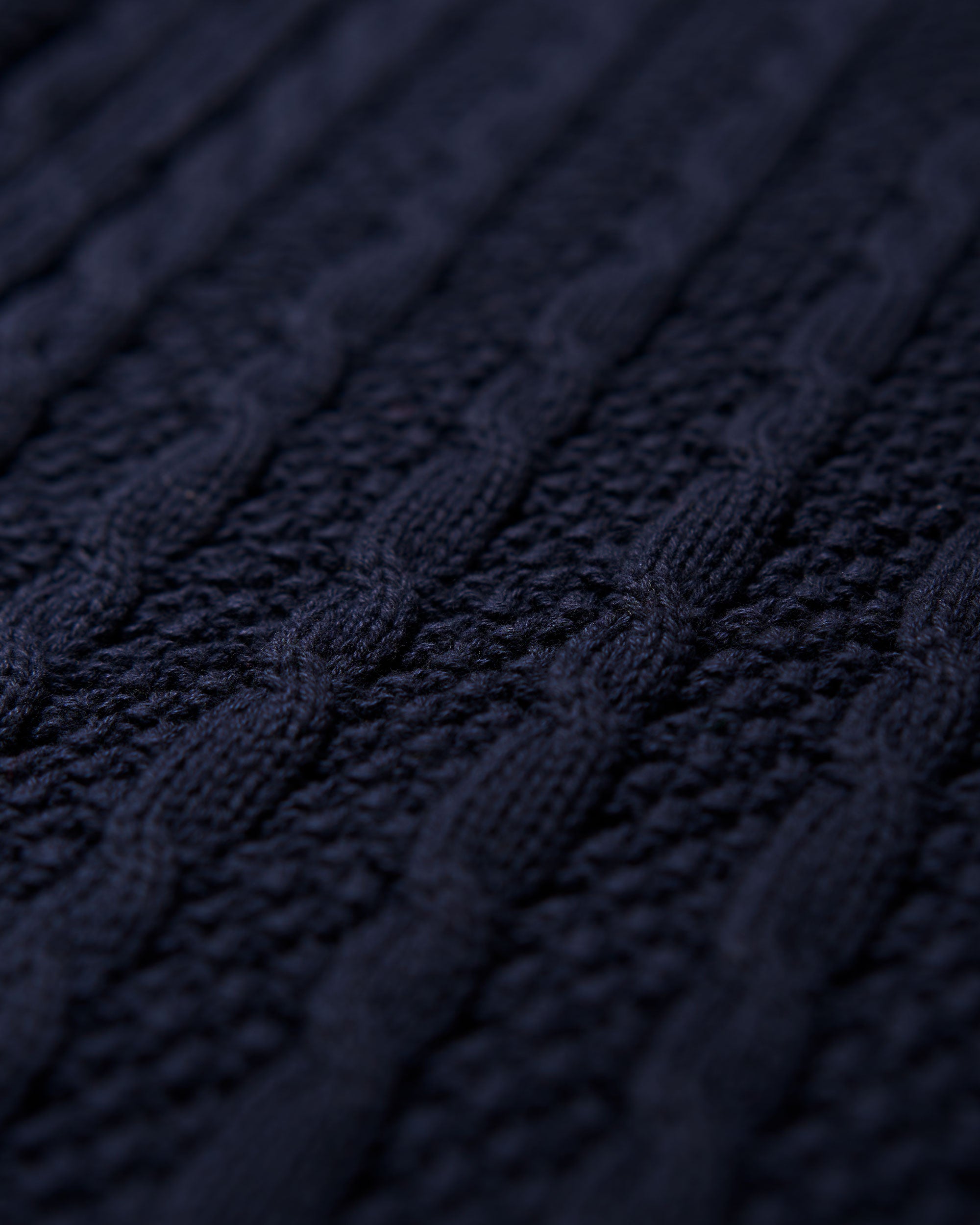 Fisherman Pullover - Navy