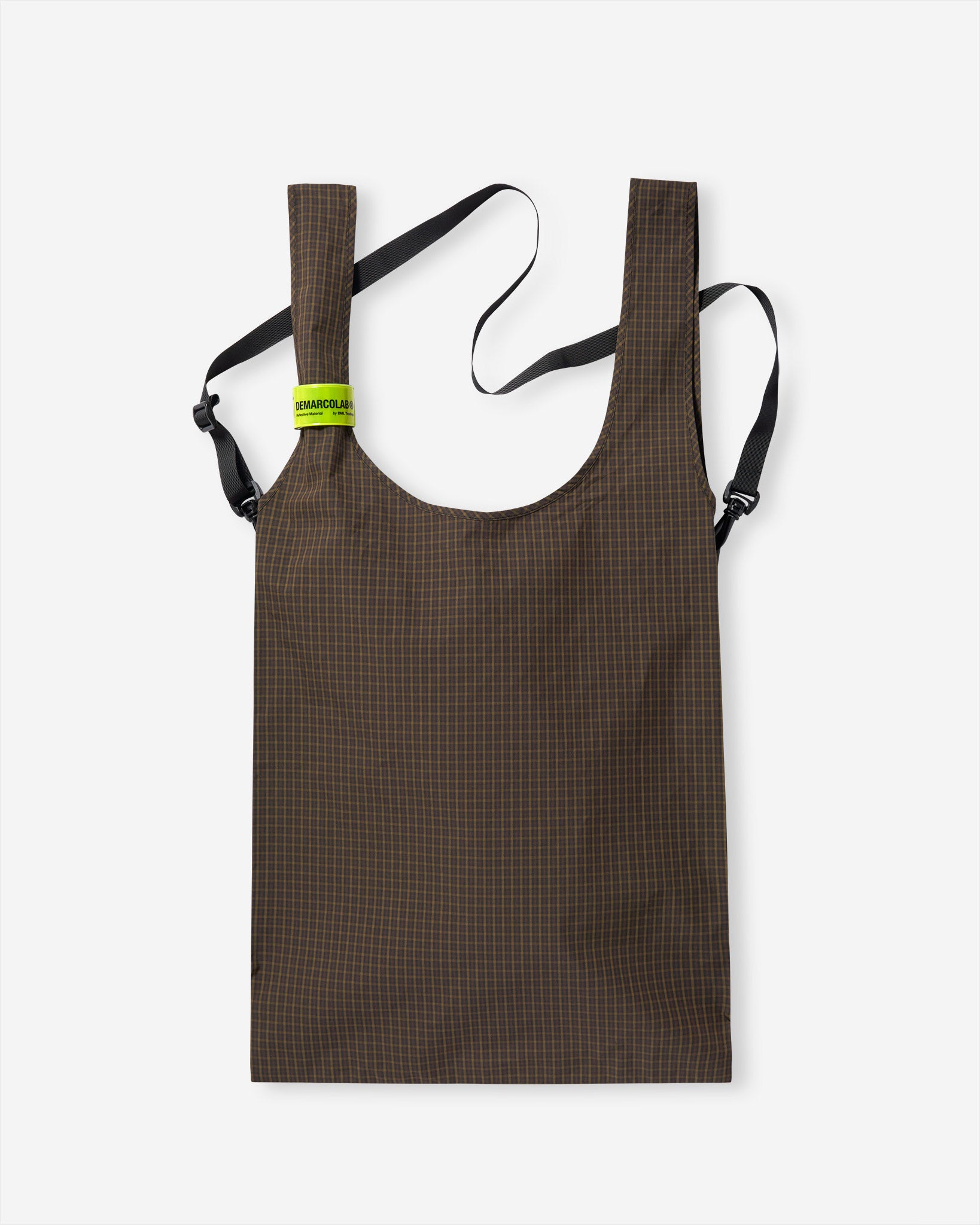 Durable Market Tote - Navy/ Brown