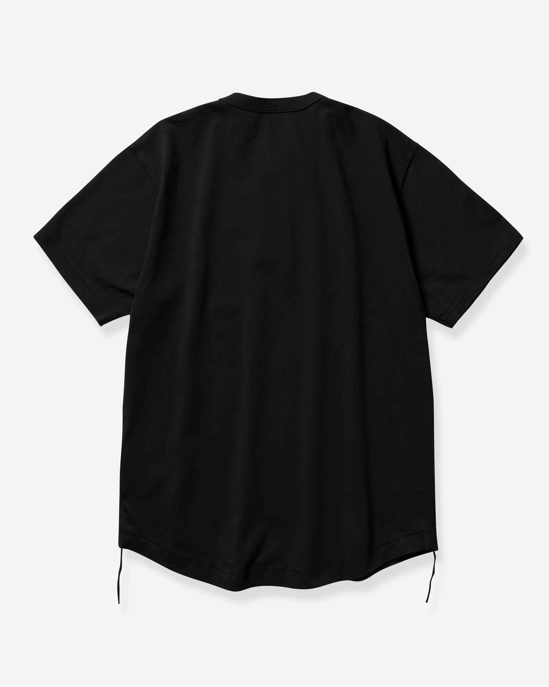 Recycled Suvin Blend Henley S/S - Black