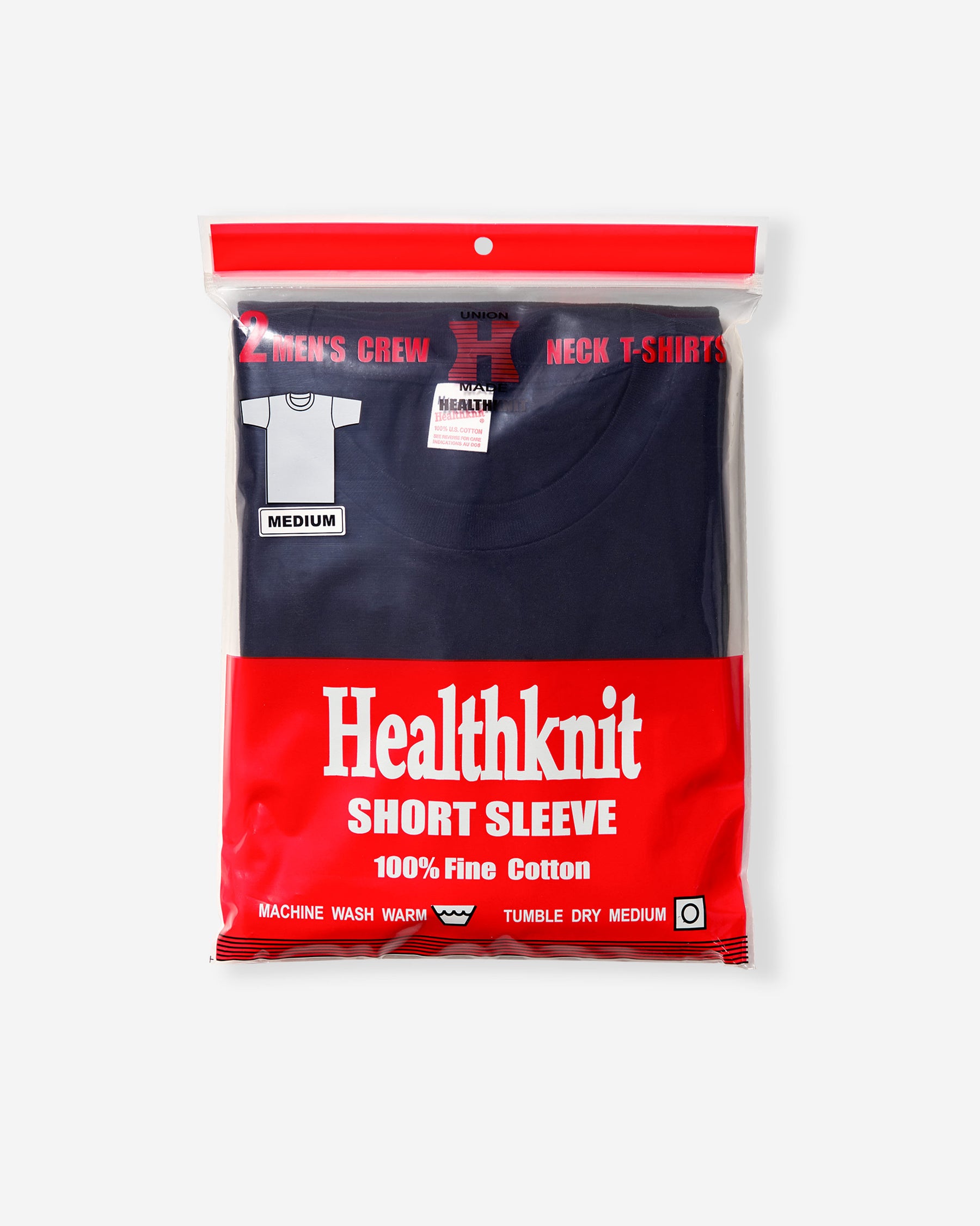 Basic Short Sleeve T-Shirt (2 Pack) - Navy