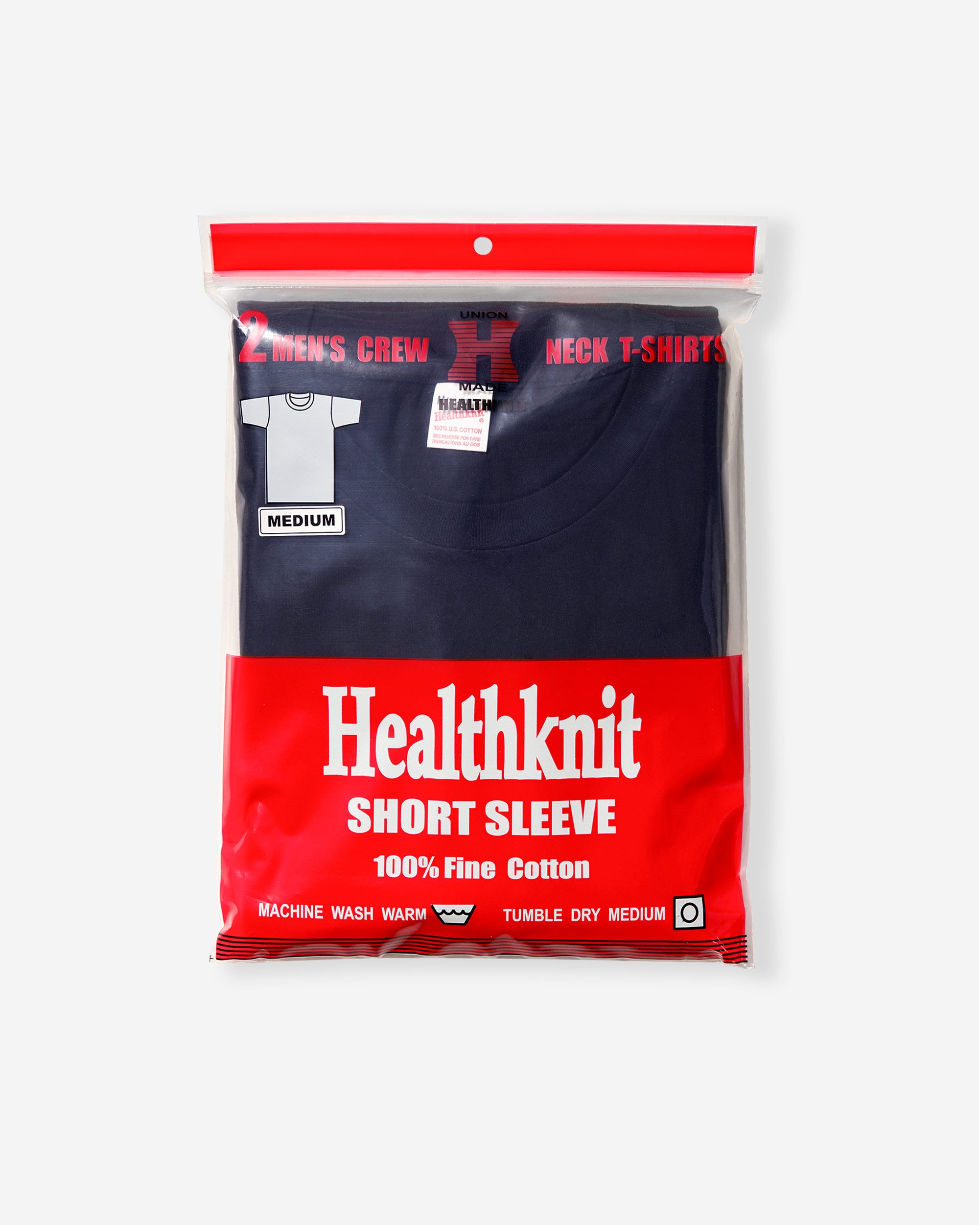 Basic Short Sleeve T-Shirt (2 Pack) - Navy