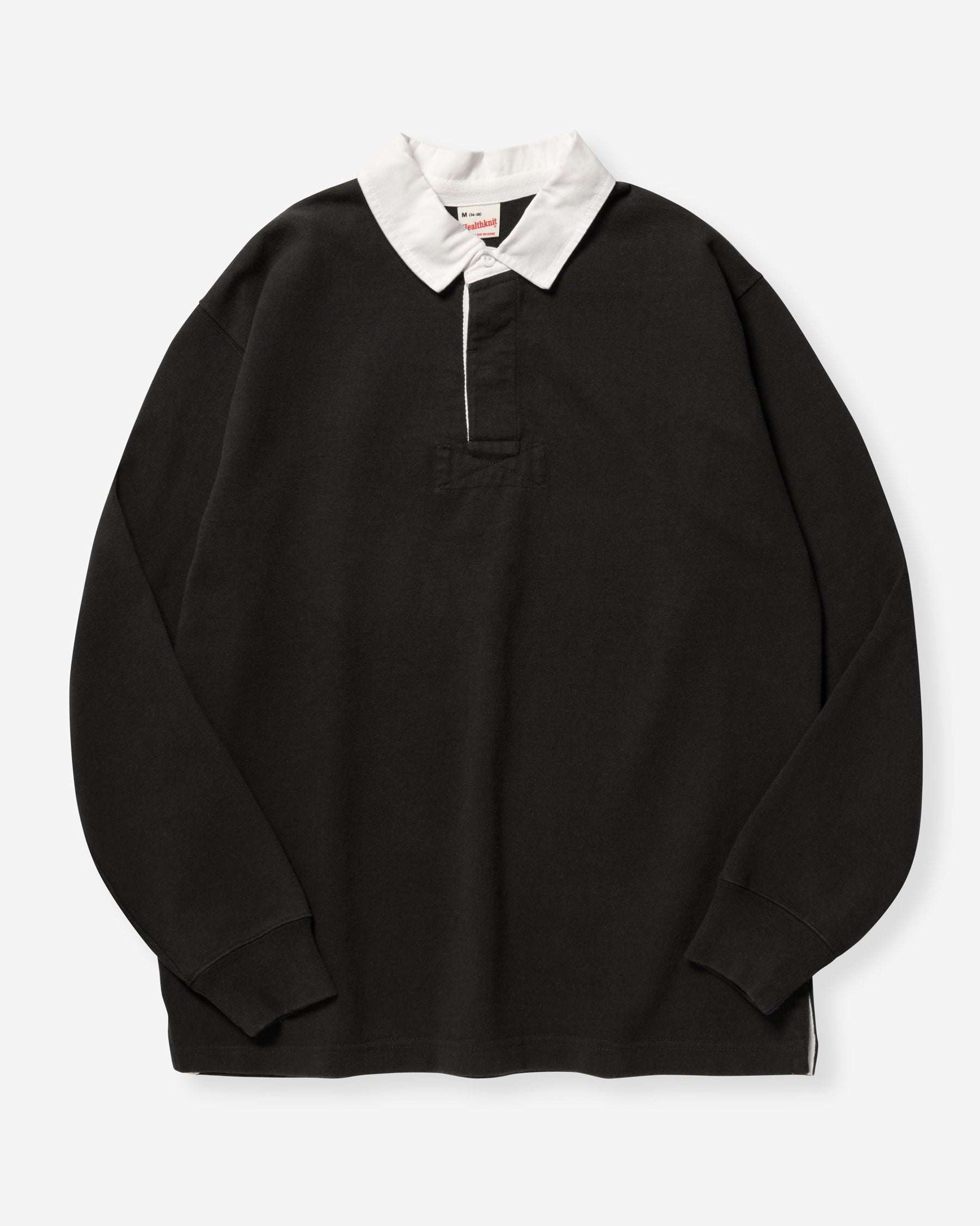 Hefty Jersey Rugby L/S Shirt - Black