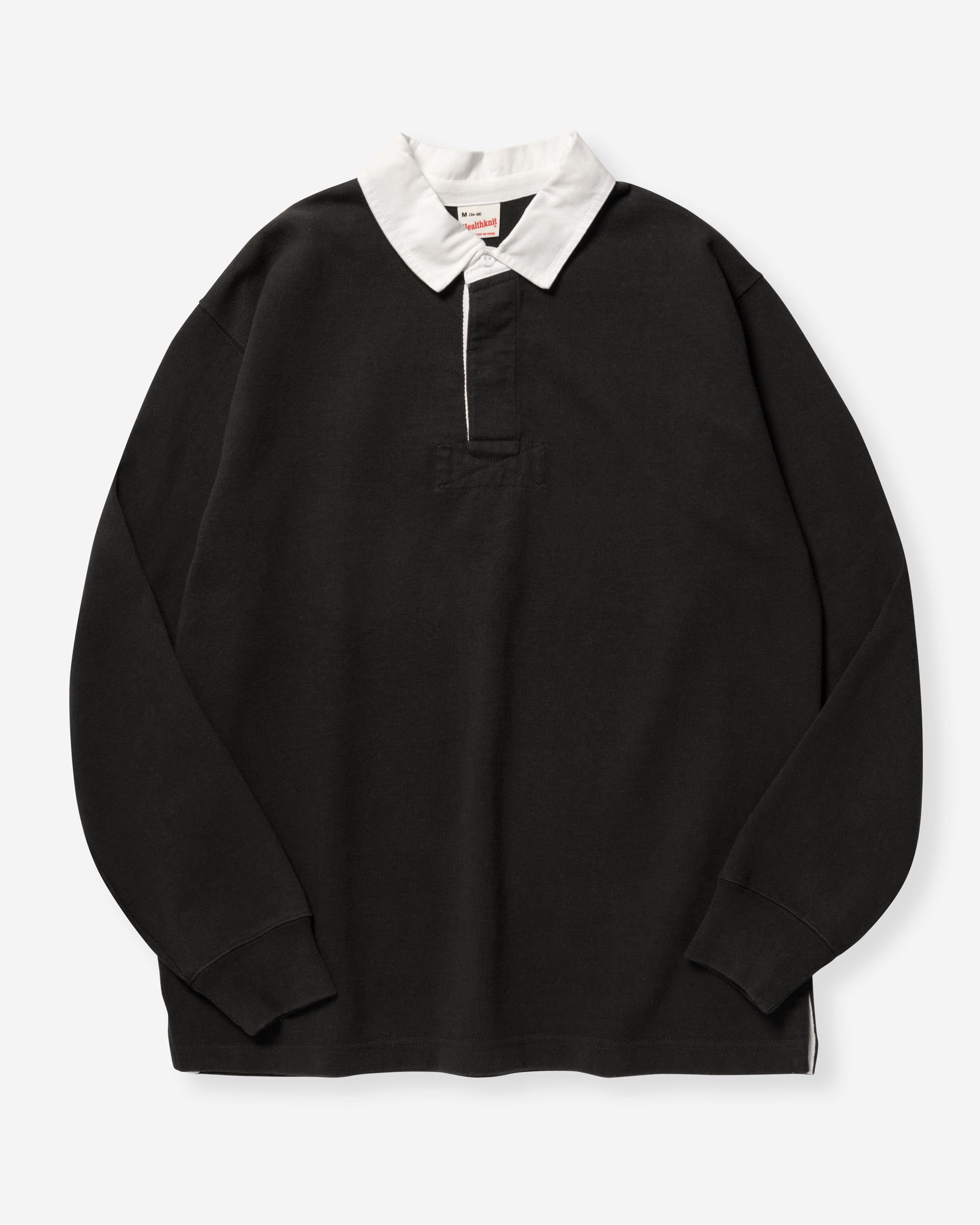 Hefty Jersey Rugby L/S Shirt - Black
