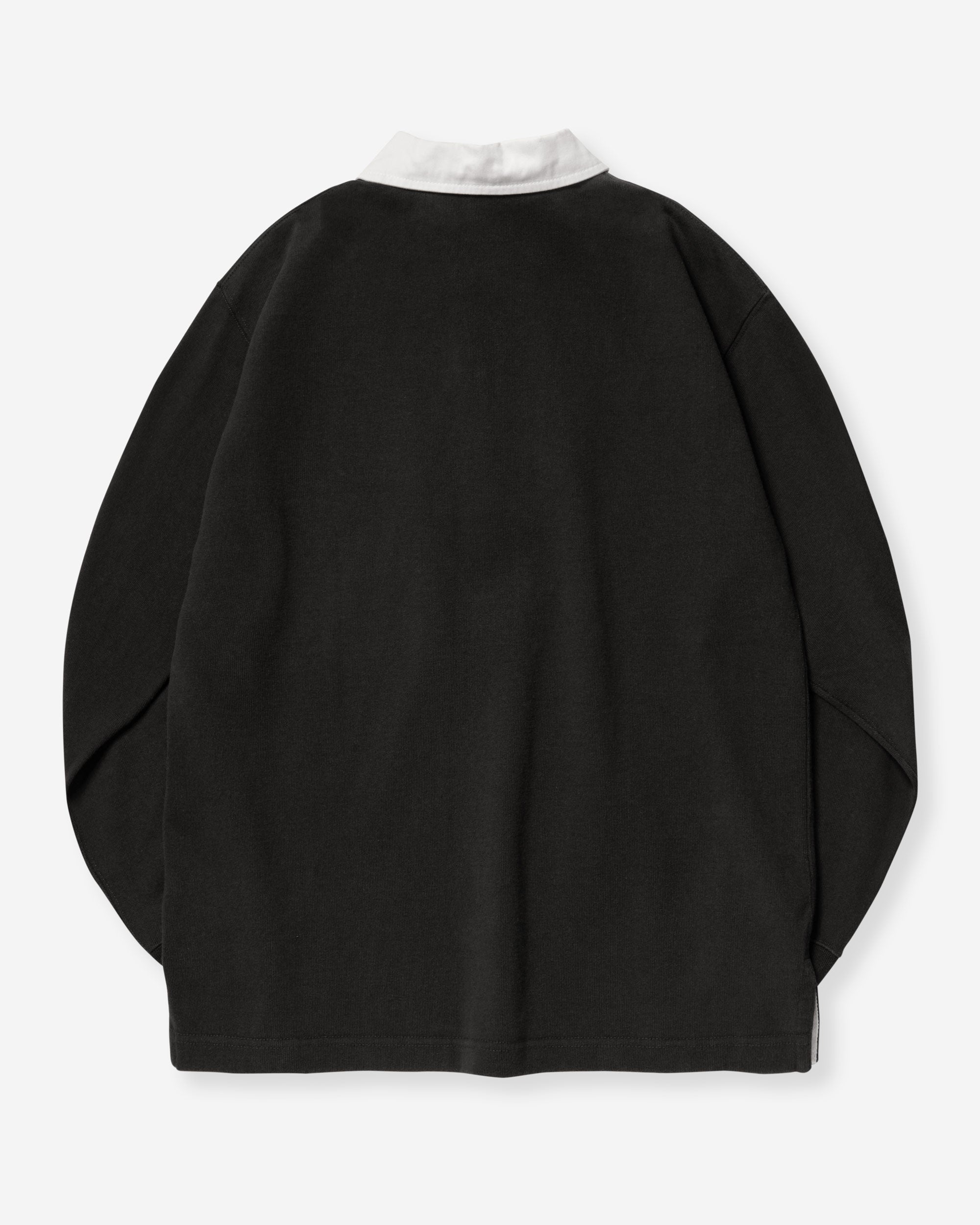 Hefty Jersey Rugby L/S Shirt - Black