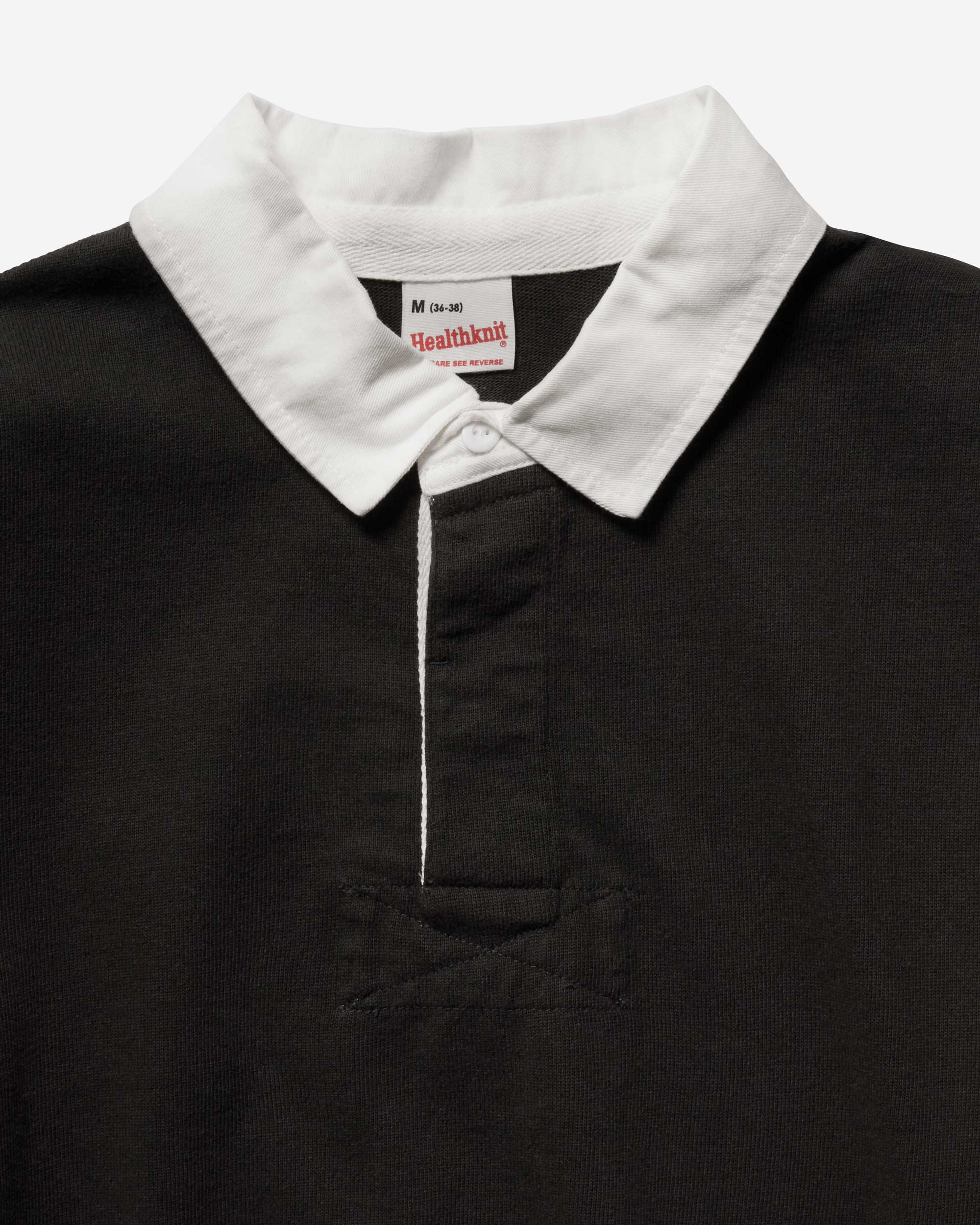 Hefty Jersey Rugby L/S Shirt - Black