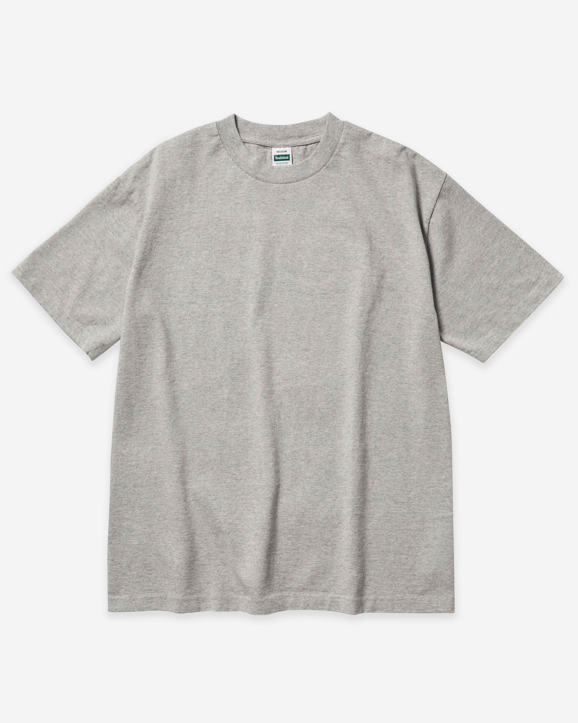 Made in USA Crew Neck S/S T-Shirt - Grey