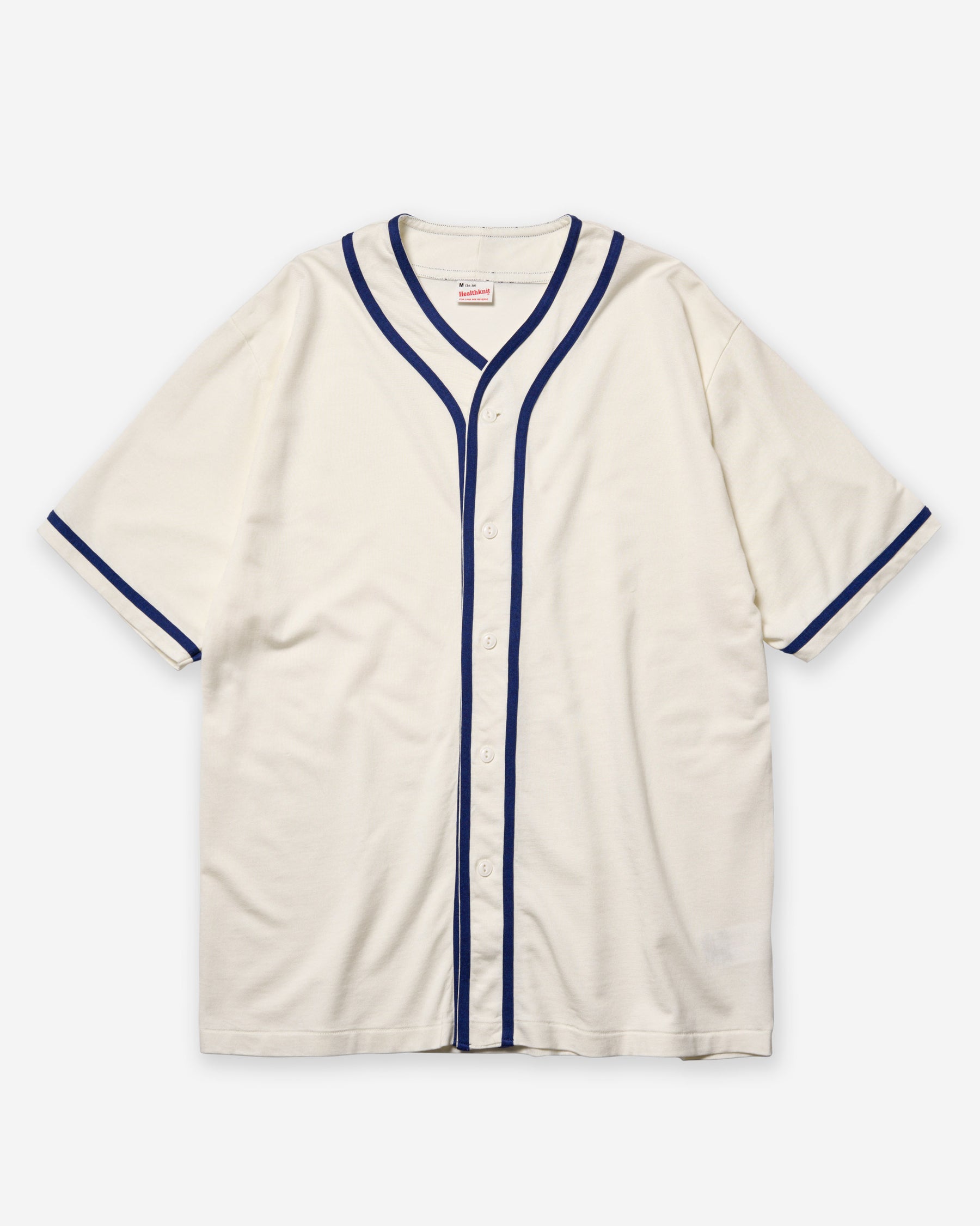 Athletic Rayon Jersey Baseball Shirt - Off