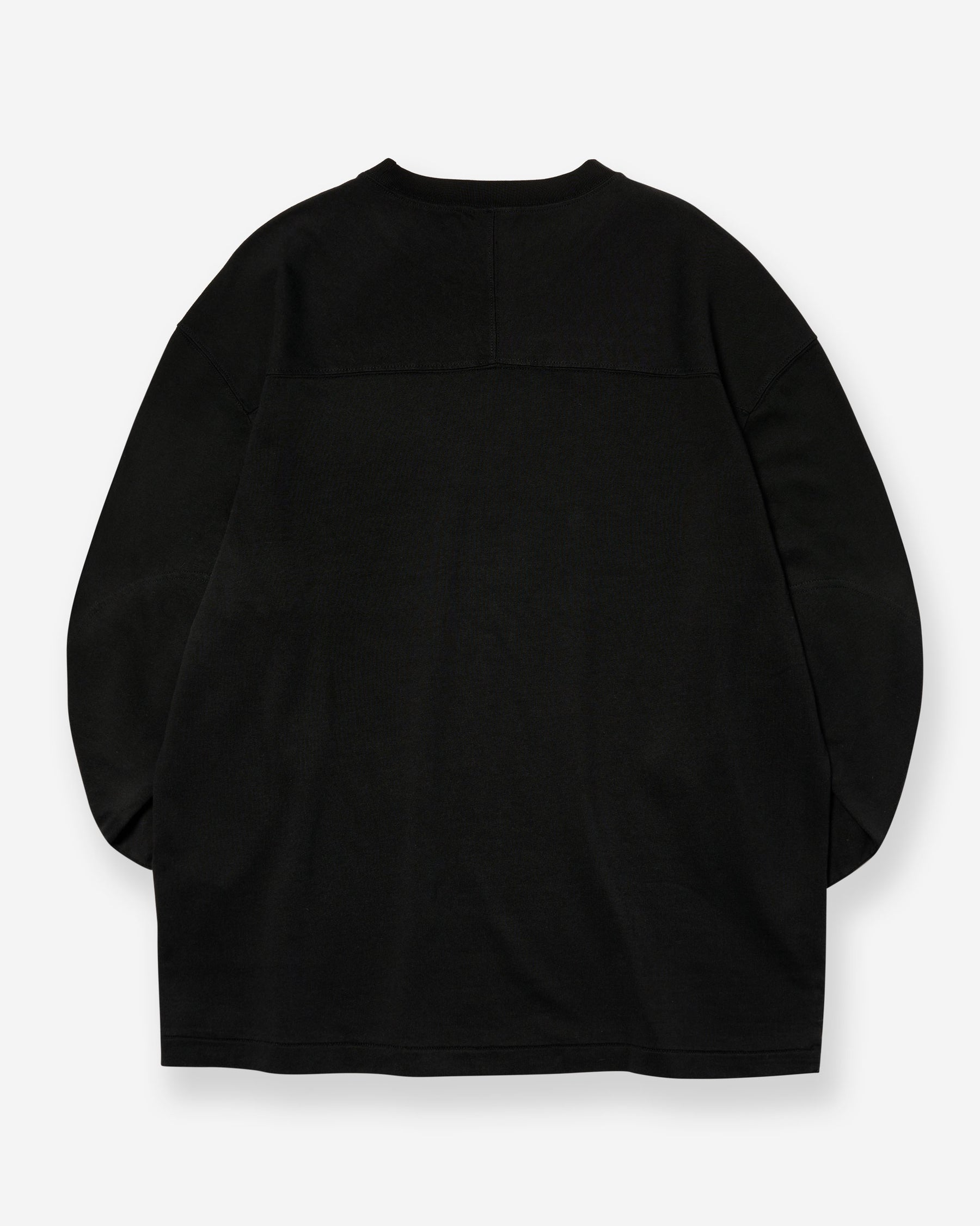 Athletic Rayon Jersey Football Tee - Black