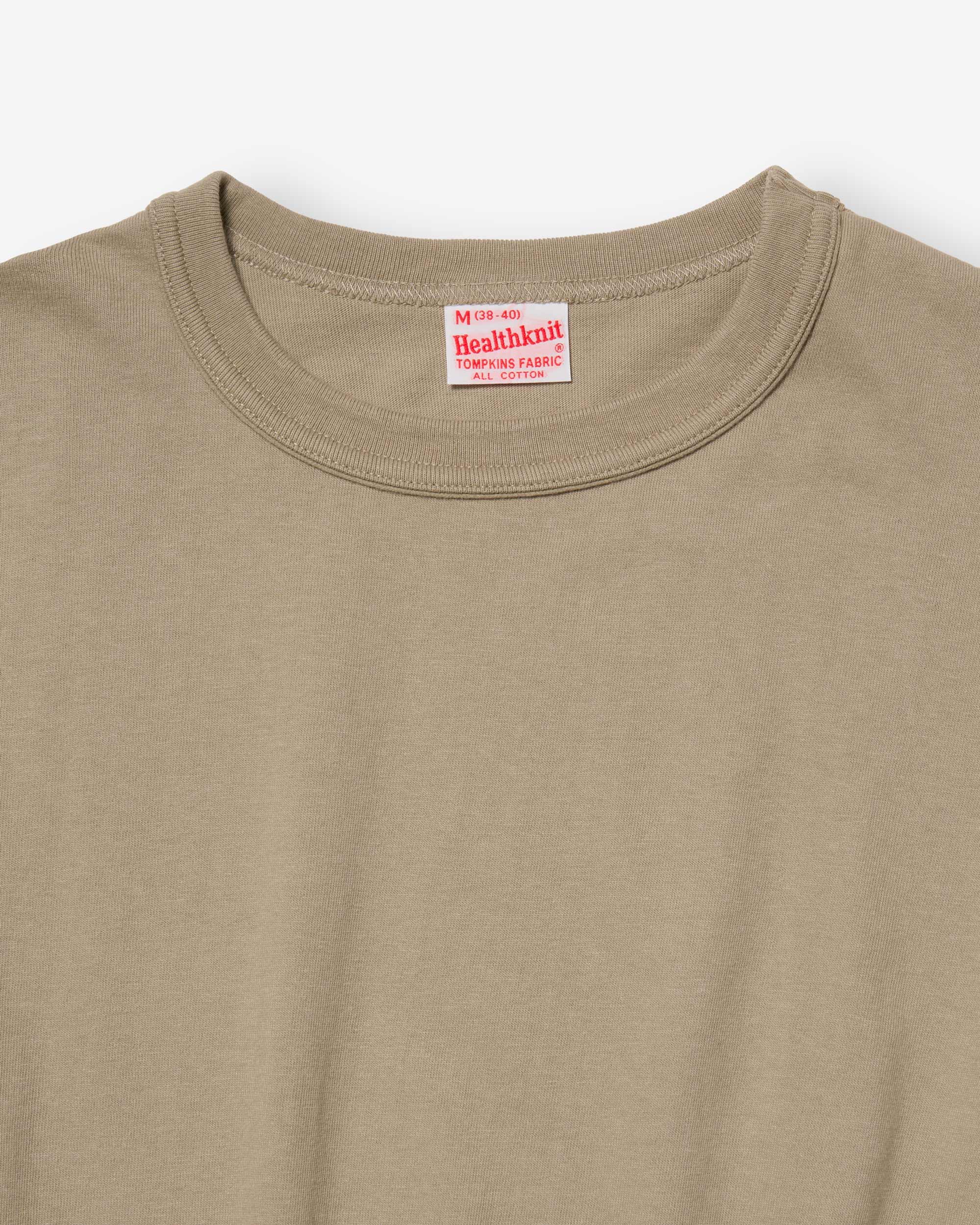 Tompkins Jersey Crewneck L/S - Khaki