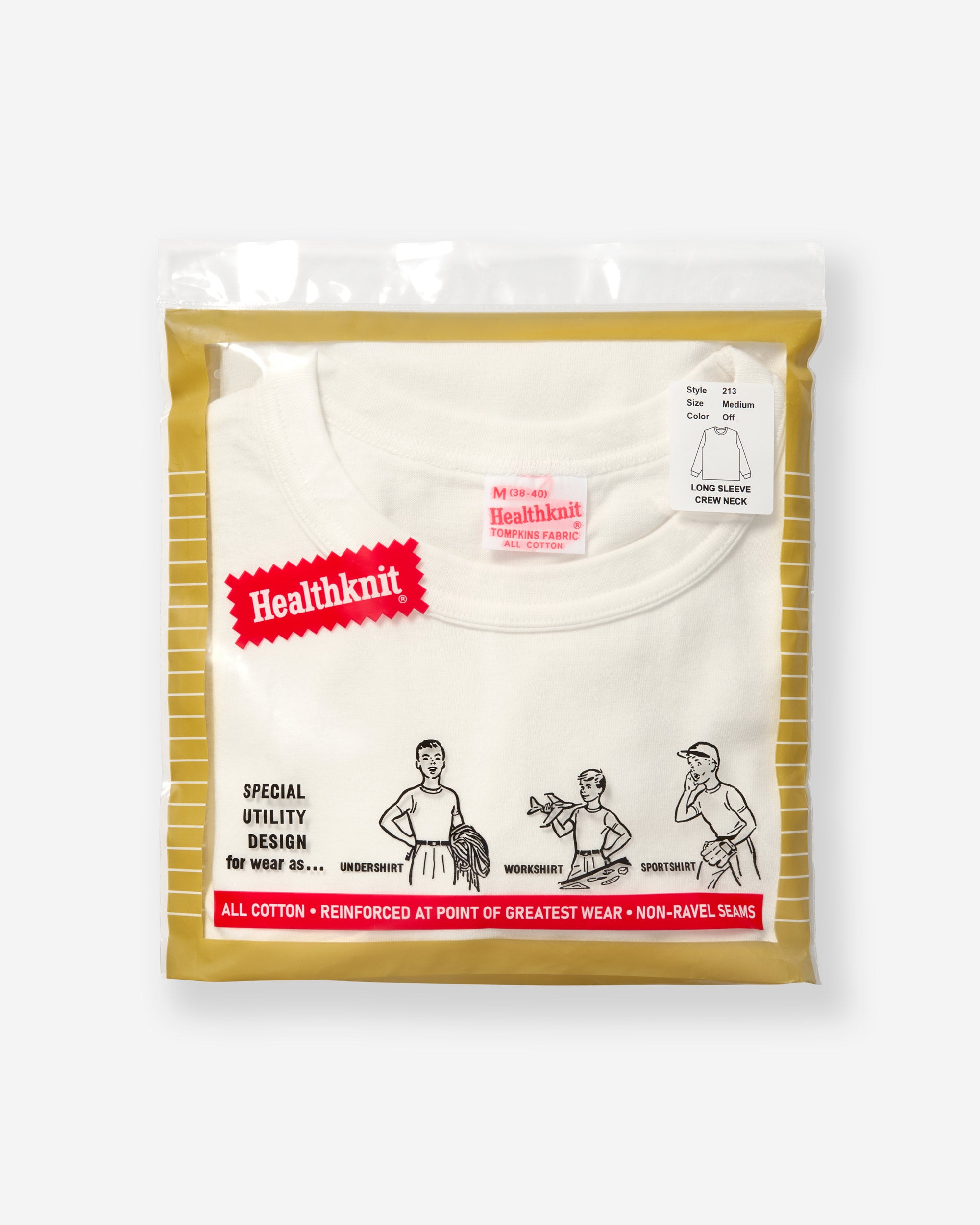 Tompkins Jersey Crewneck L/S - Off