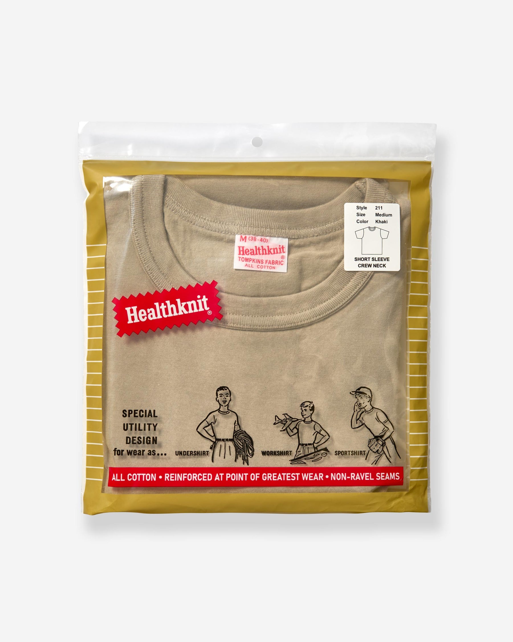 Tompkins Jersey Crewneck S/S - Khaki