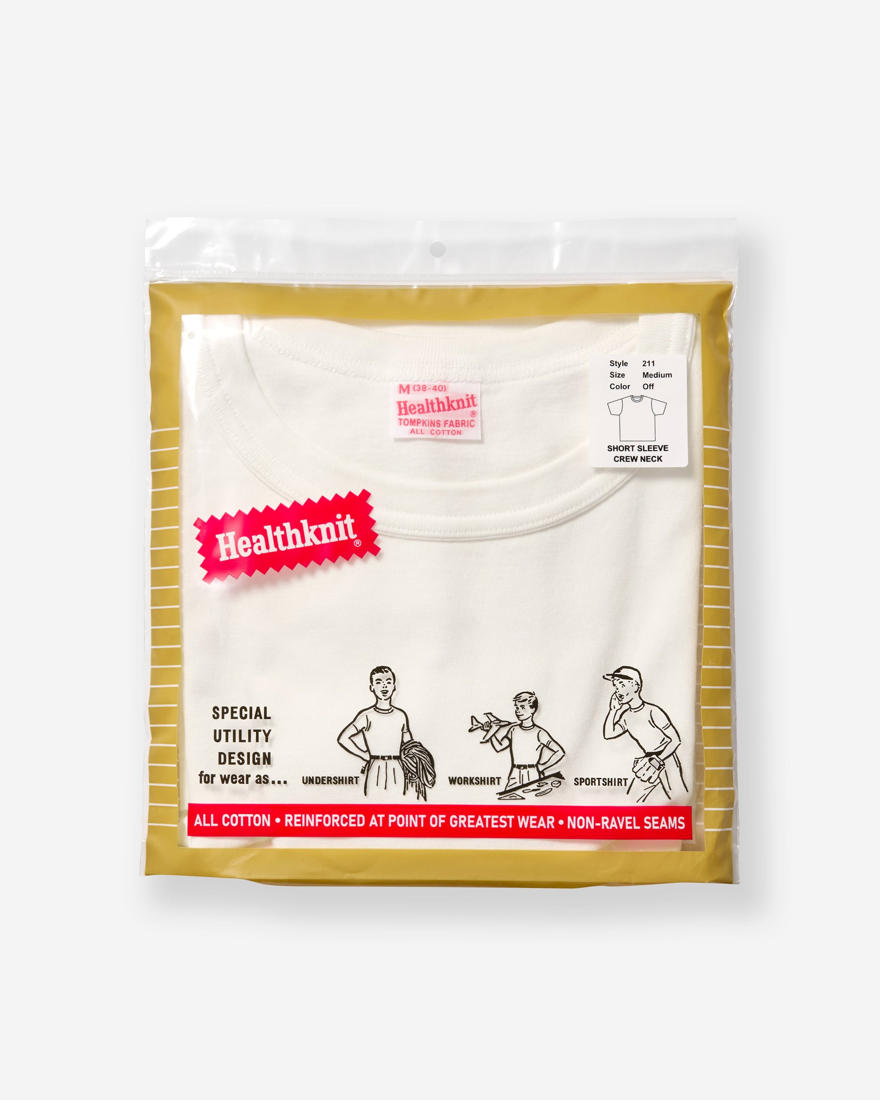 Tompkins Jersey Crewneck S/S - Off