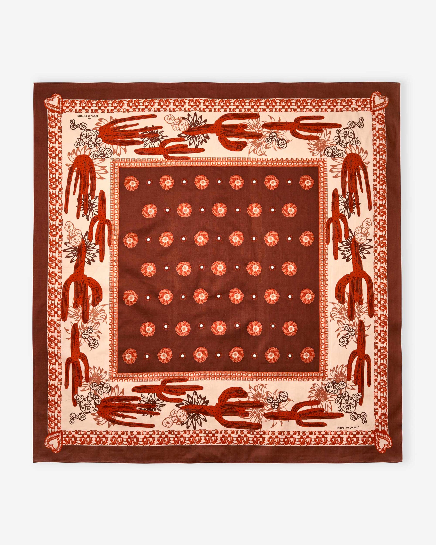 Hikuri (Cactus) Bandana - Gingerbread