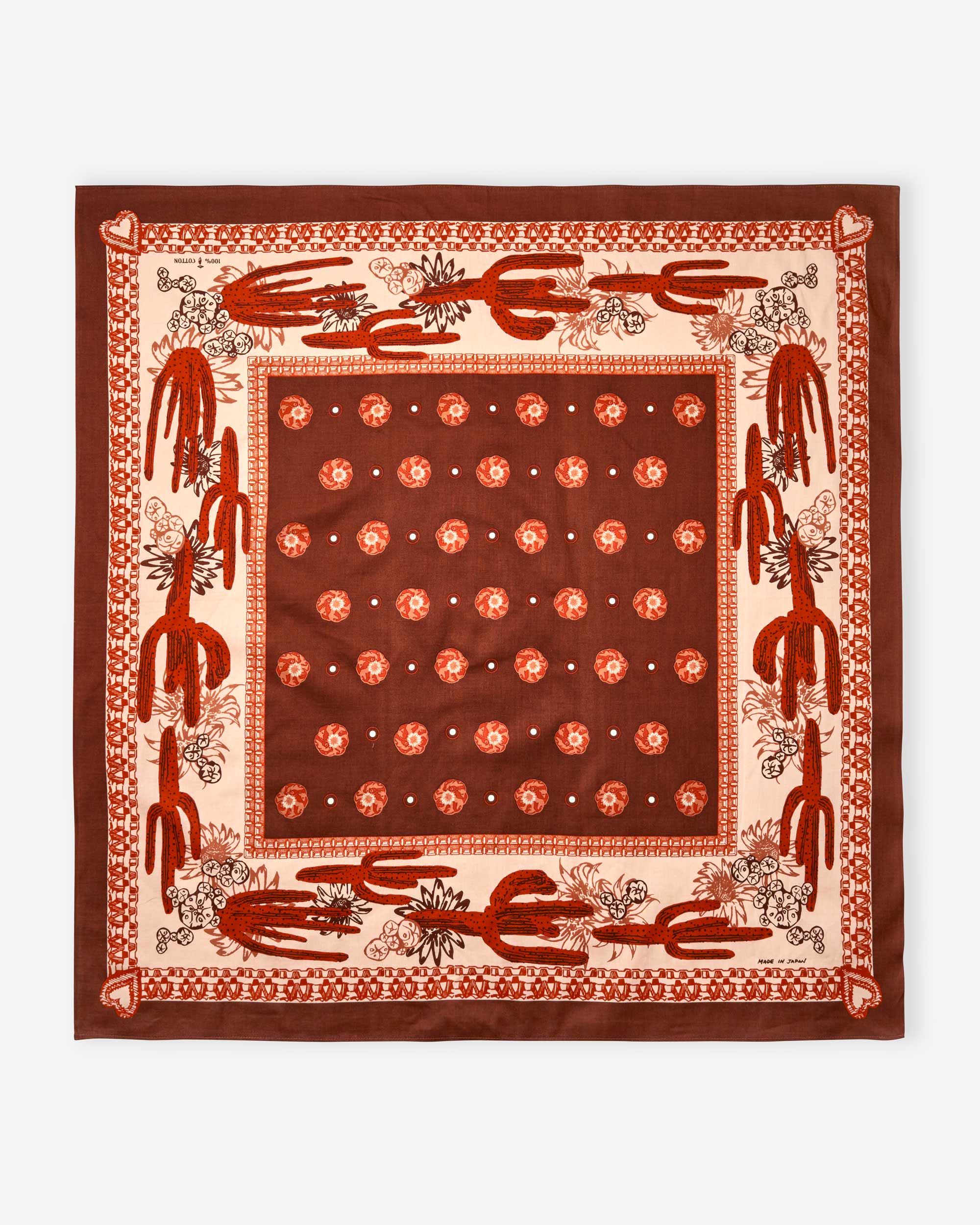 Hikuri (Cactus) Bandana - Gingerbread