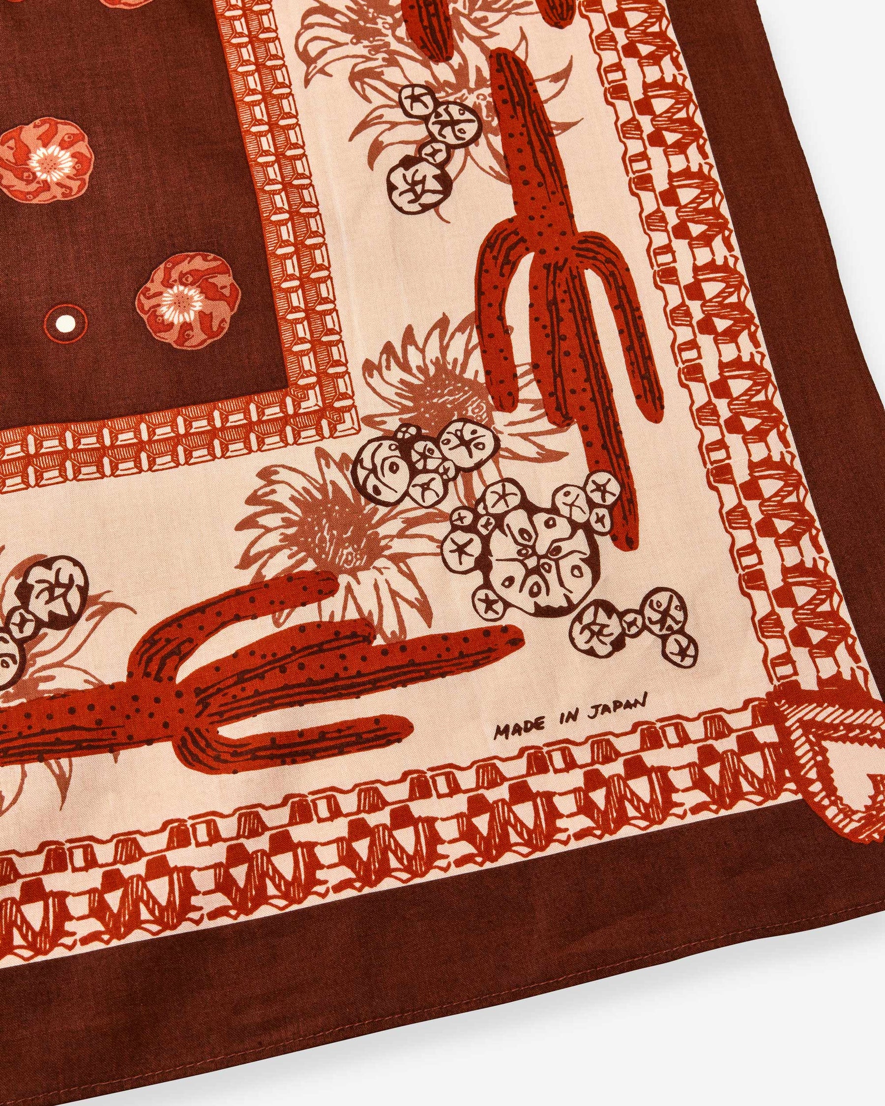 Hikuri (Cactus) Bandana - Gingerbread