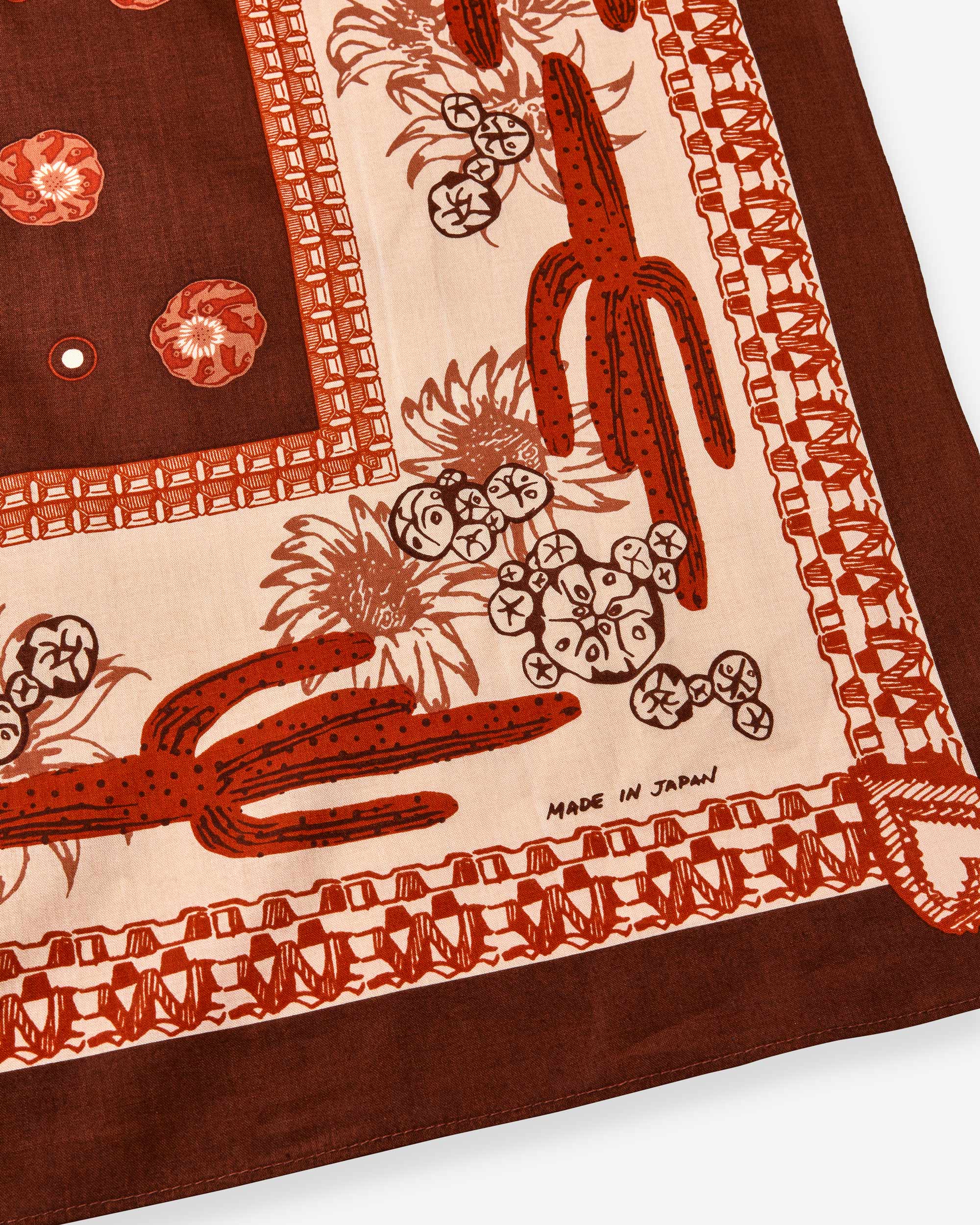Hikuri (Cactus) Bandana - Gingerbread