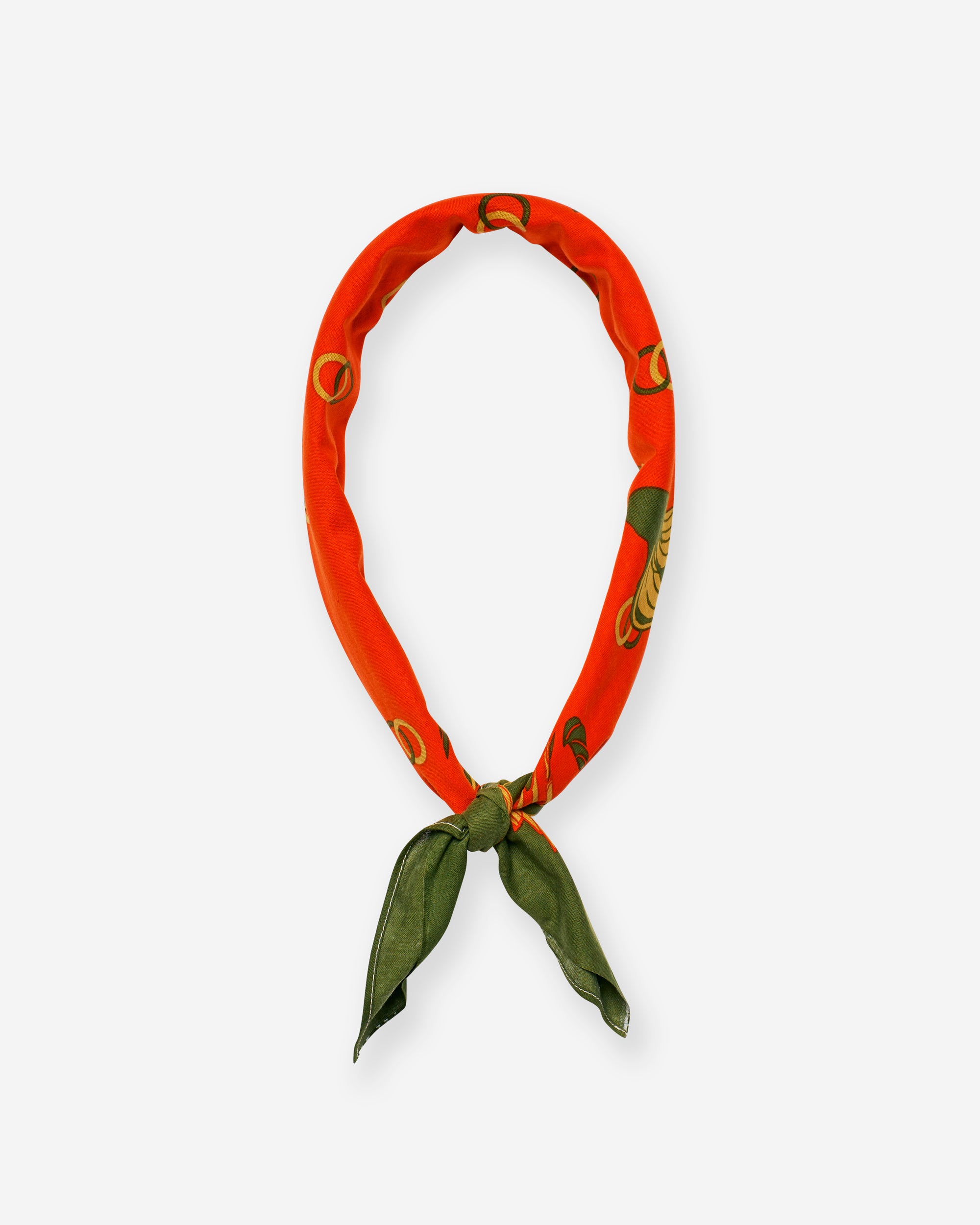 PPHH "Parrot Pea" Bandana - Orange/Green