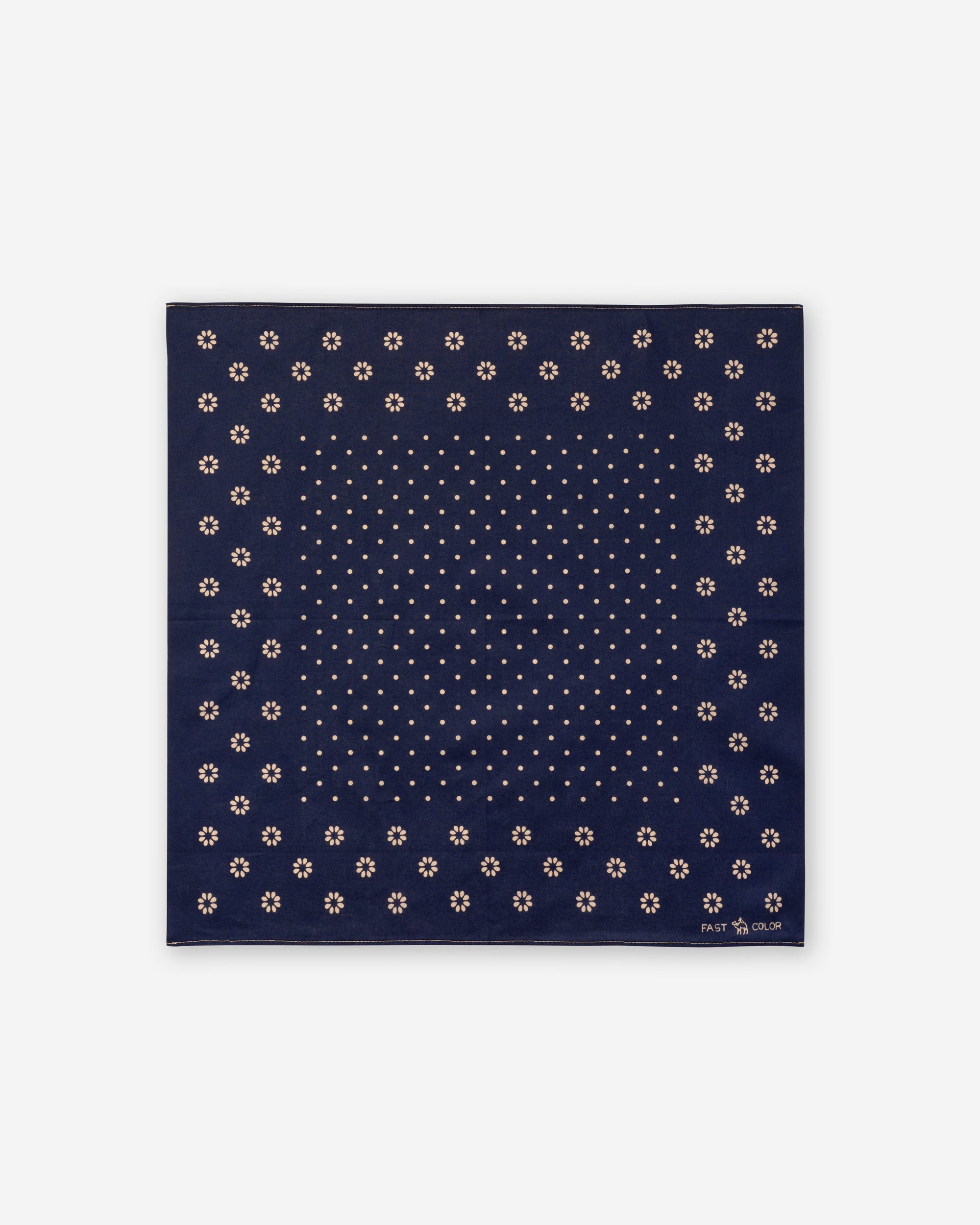 Camel Brand Daisy Bandana - Navy