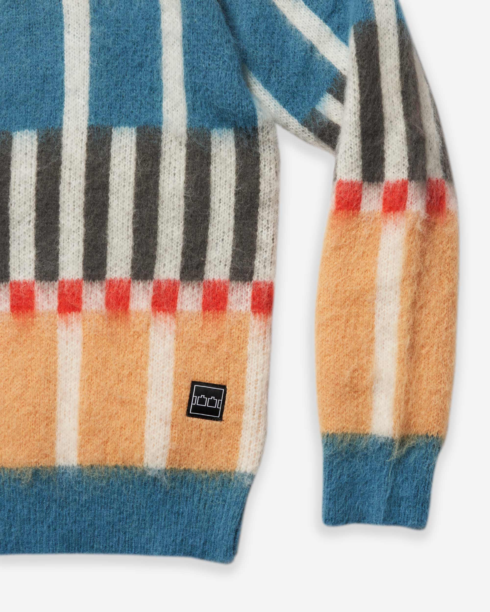 Grid Check Knitted Jumper - Multi