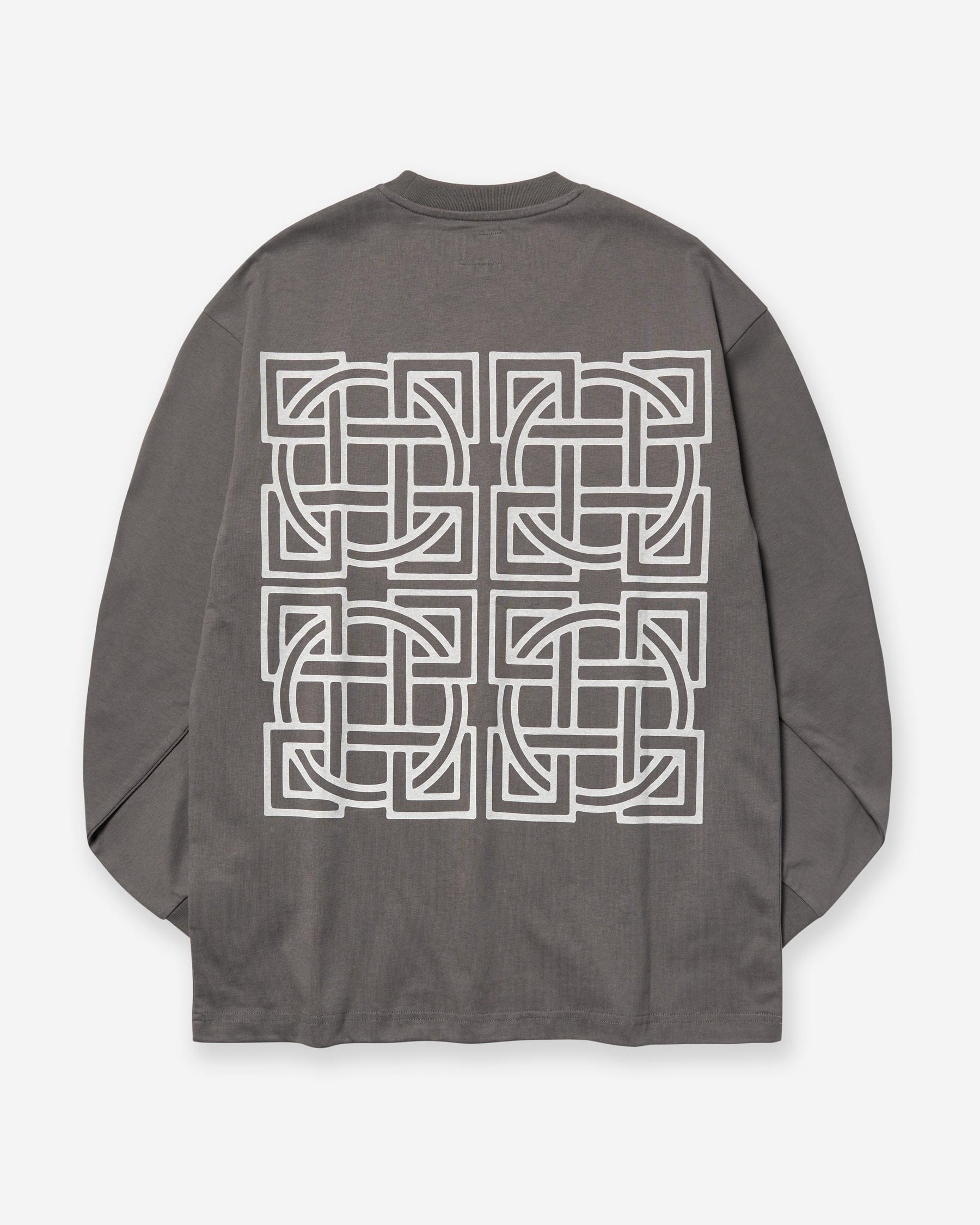 Cross Lattice Long Sleeve - Charcoal