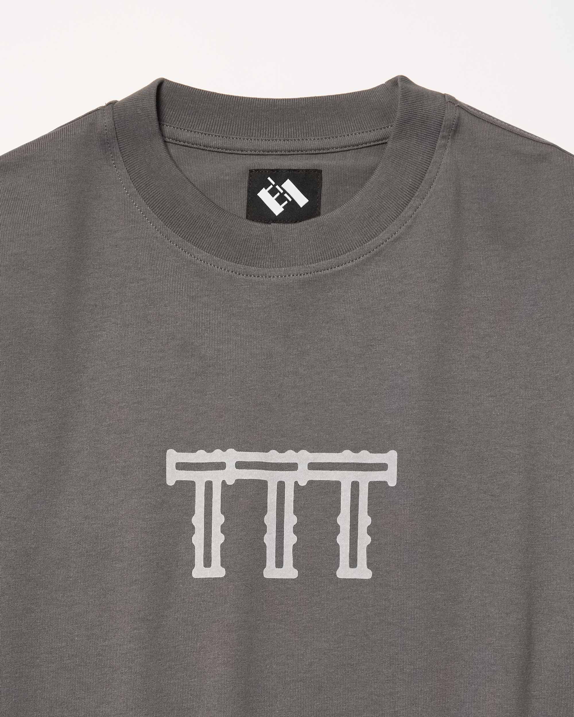 Cross Lattice Long Sleeve - Charcoal