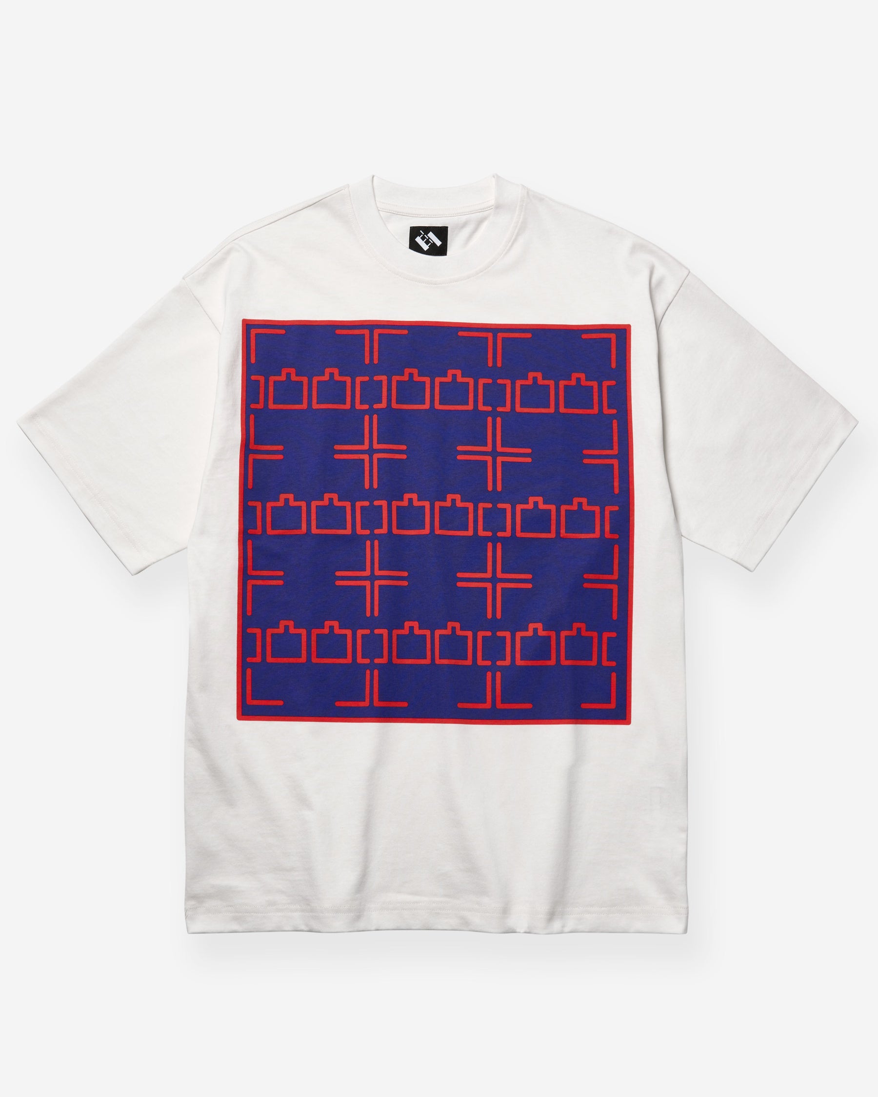 Dashed Line T-Shirt - White