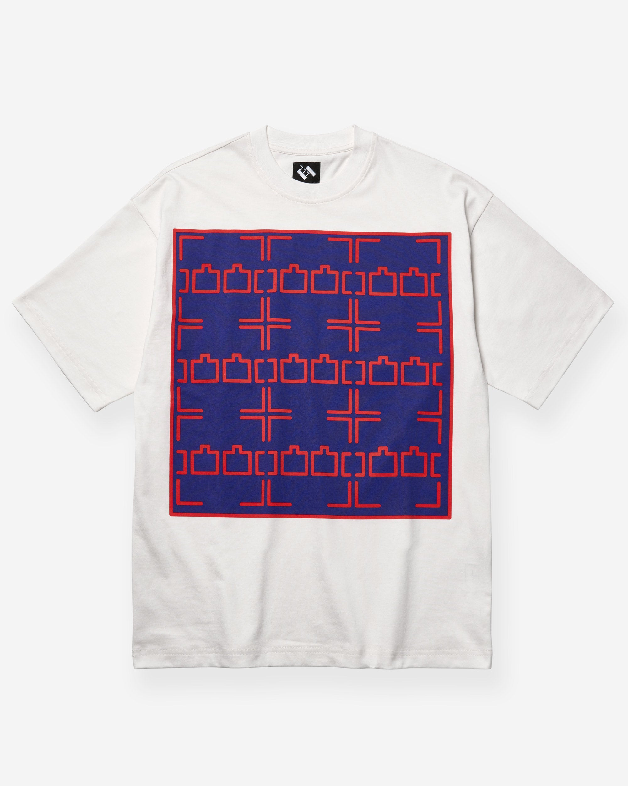 Dashed Line T-Shirt - White