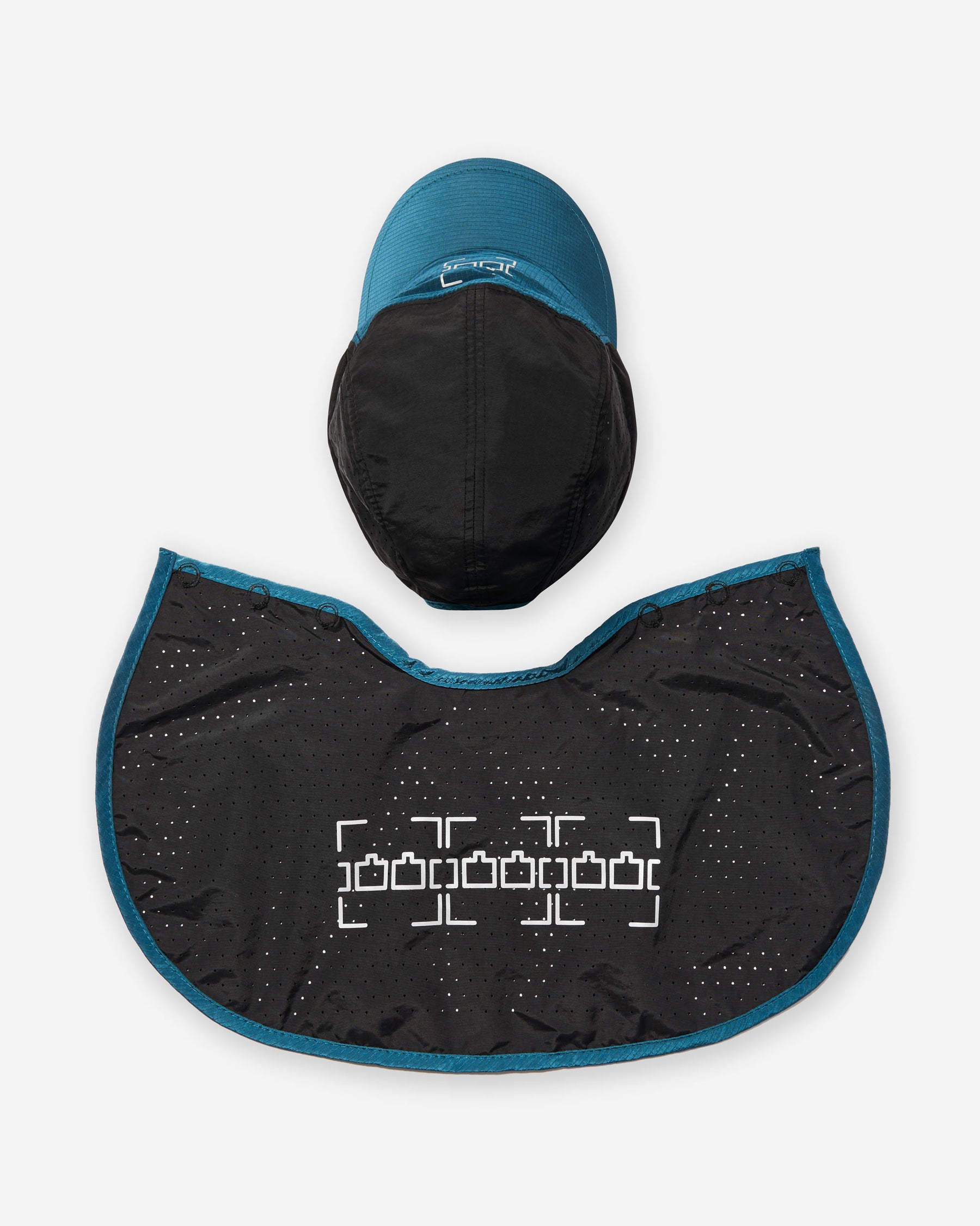 Neck Cape Trail Cap - Blue/Black