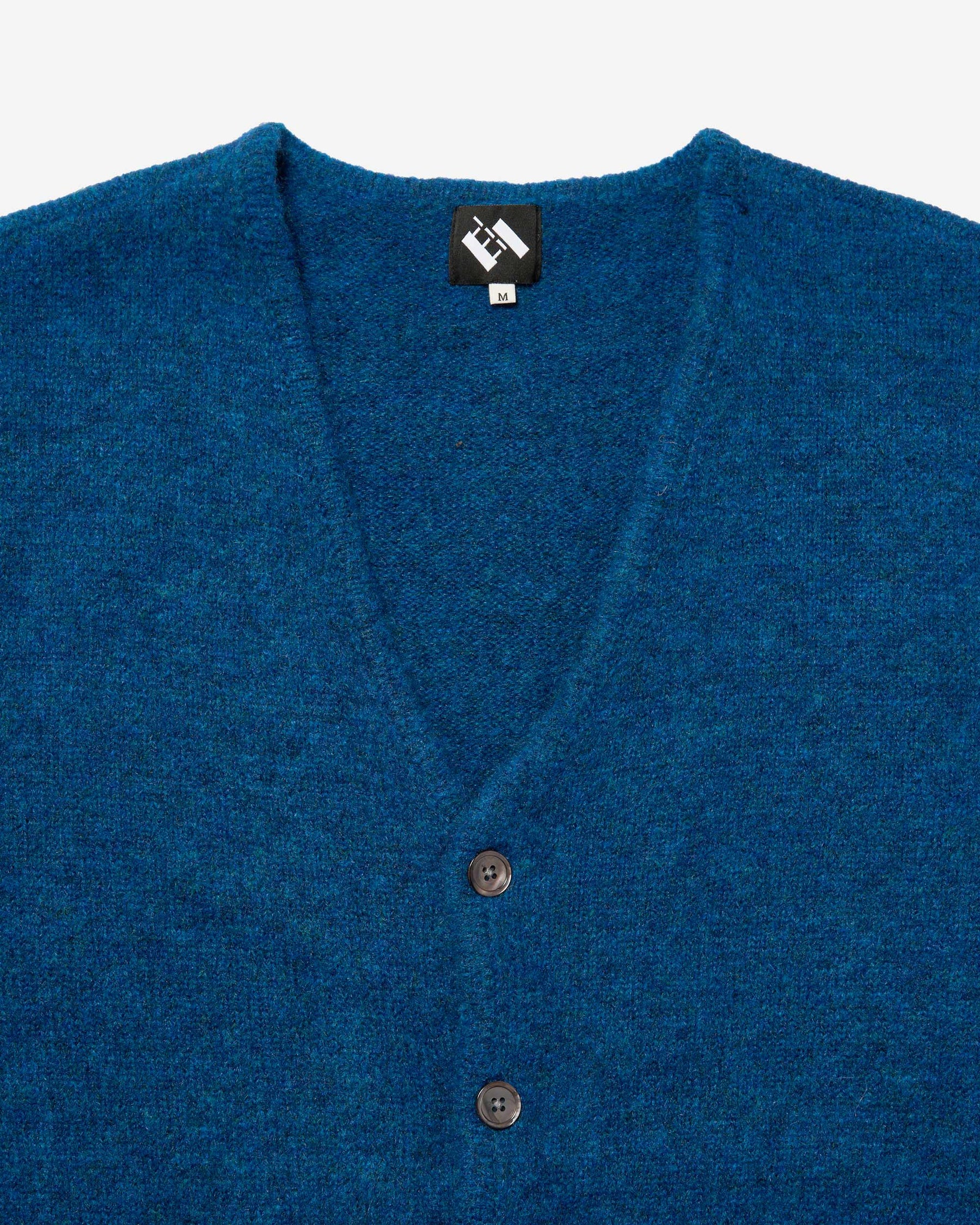 TTT Knitted Cardigan - Blue