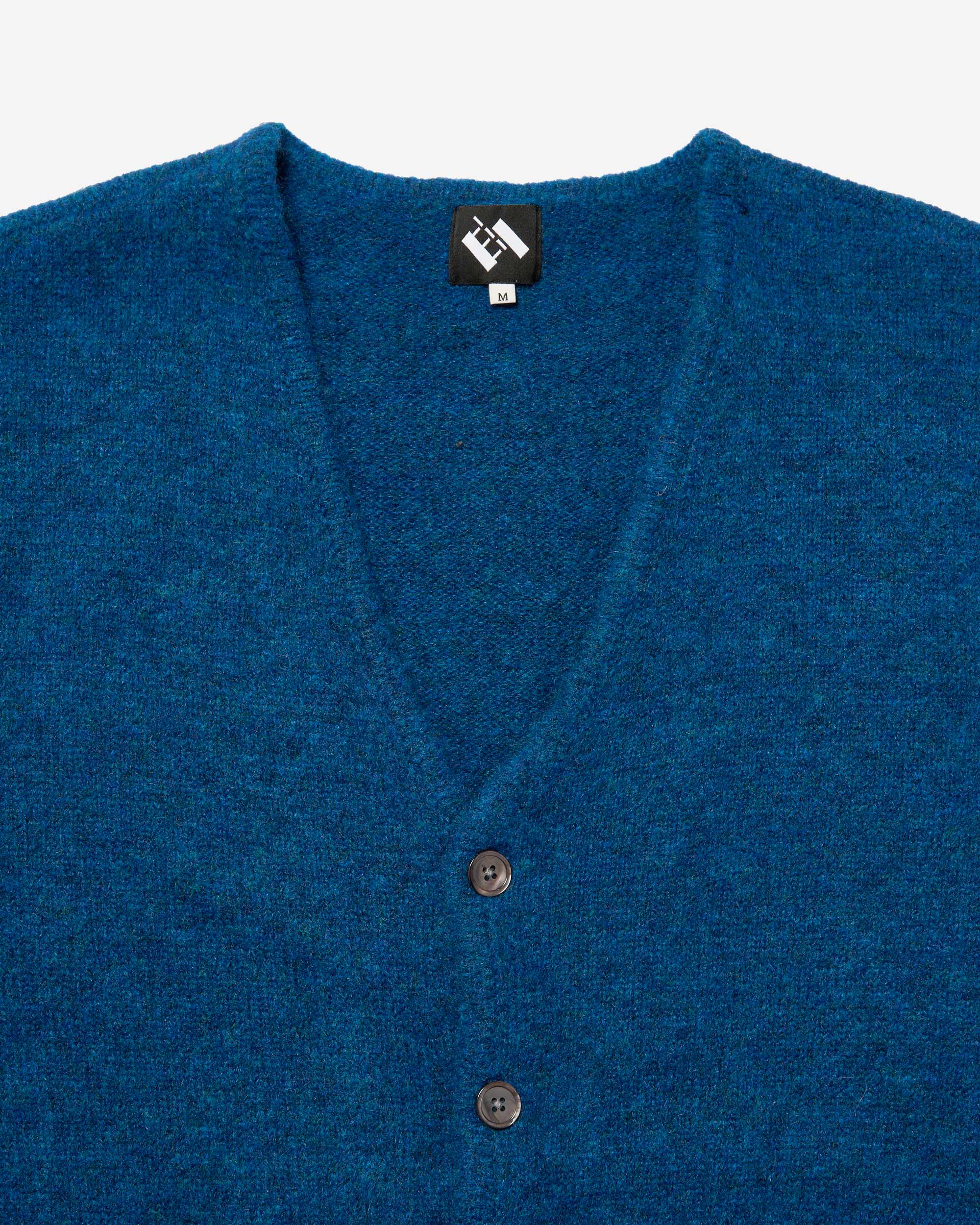 TTT Knitted Cardigan - Blue