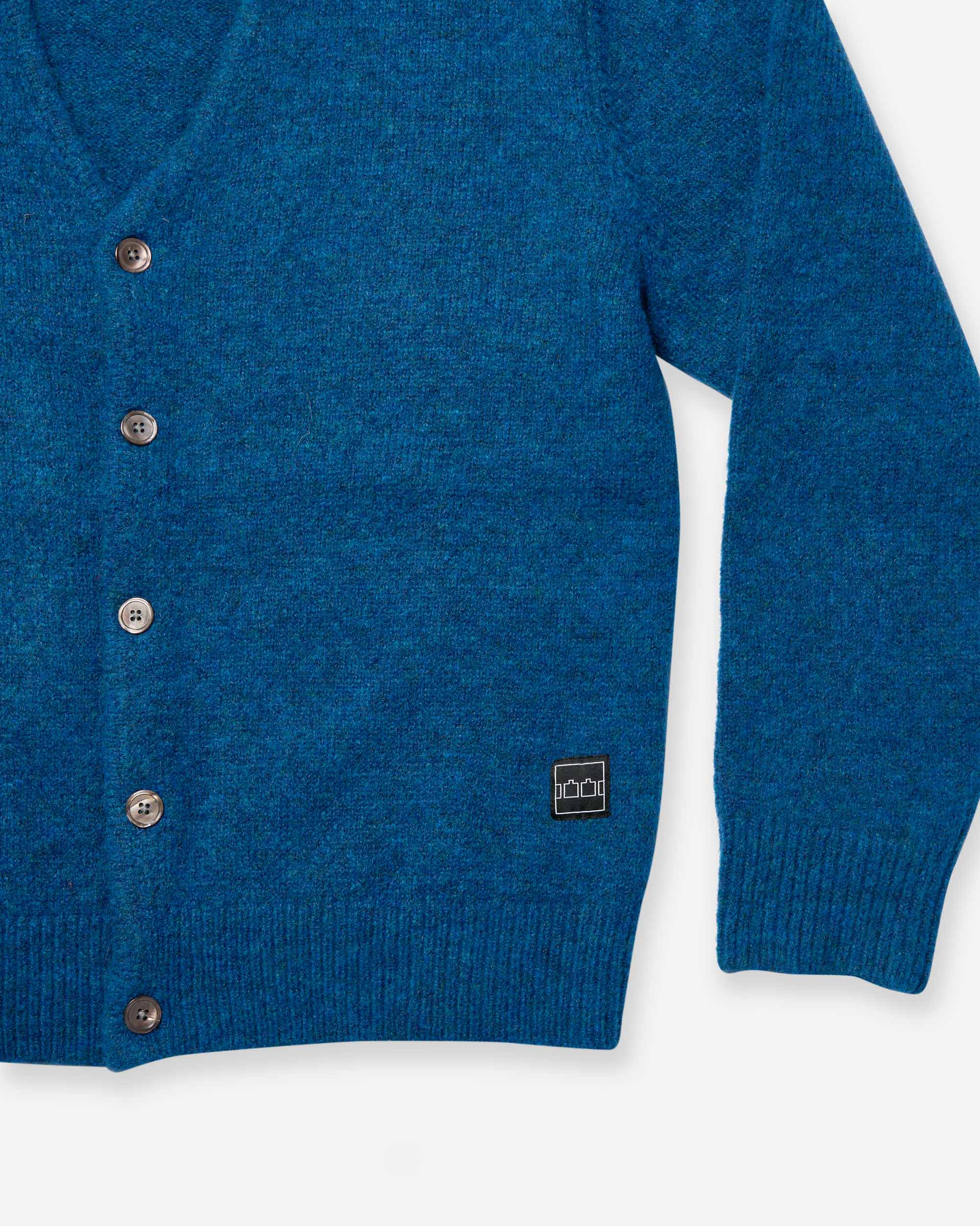 TTT Knitted Cardigan - Blue