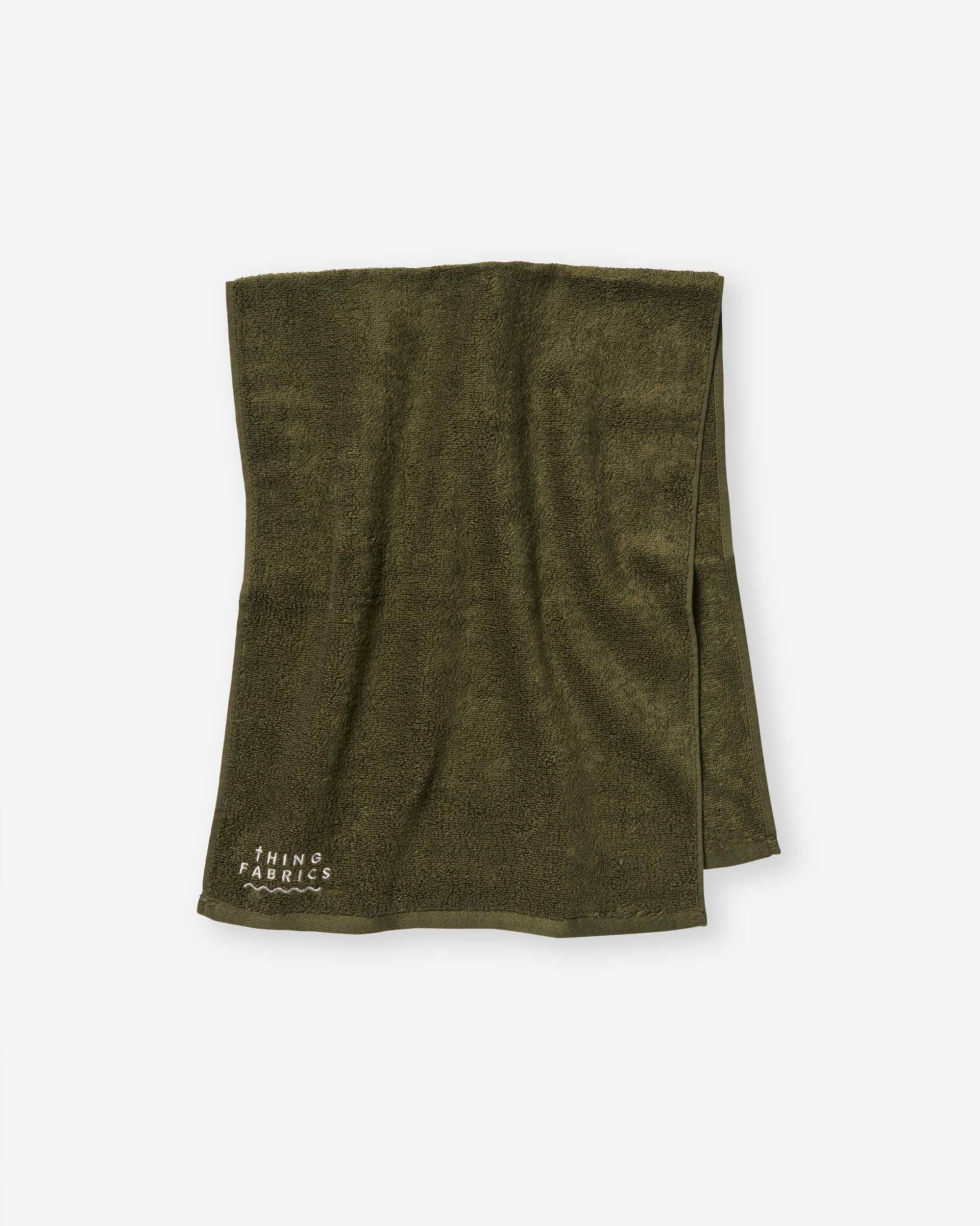 TIP TOP 365 Face Towel - Olive Green