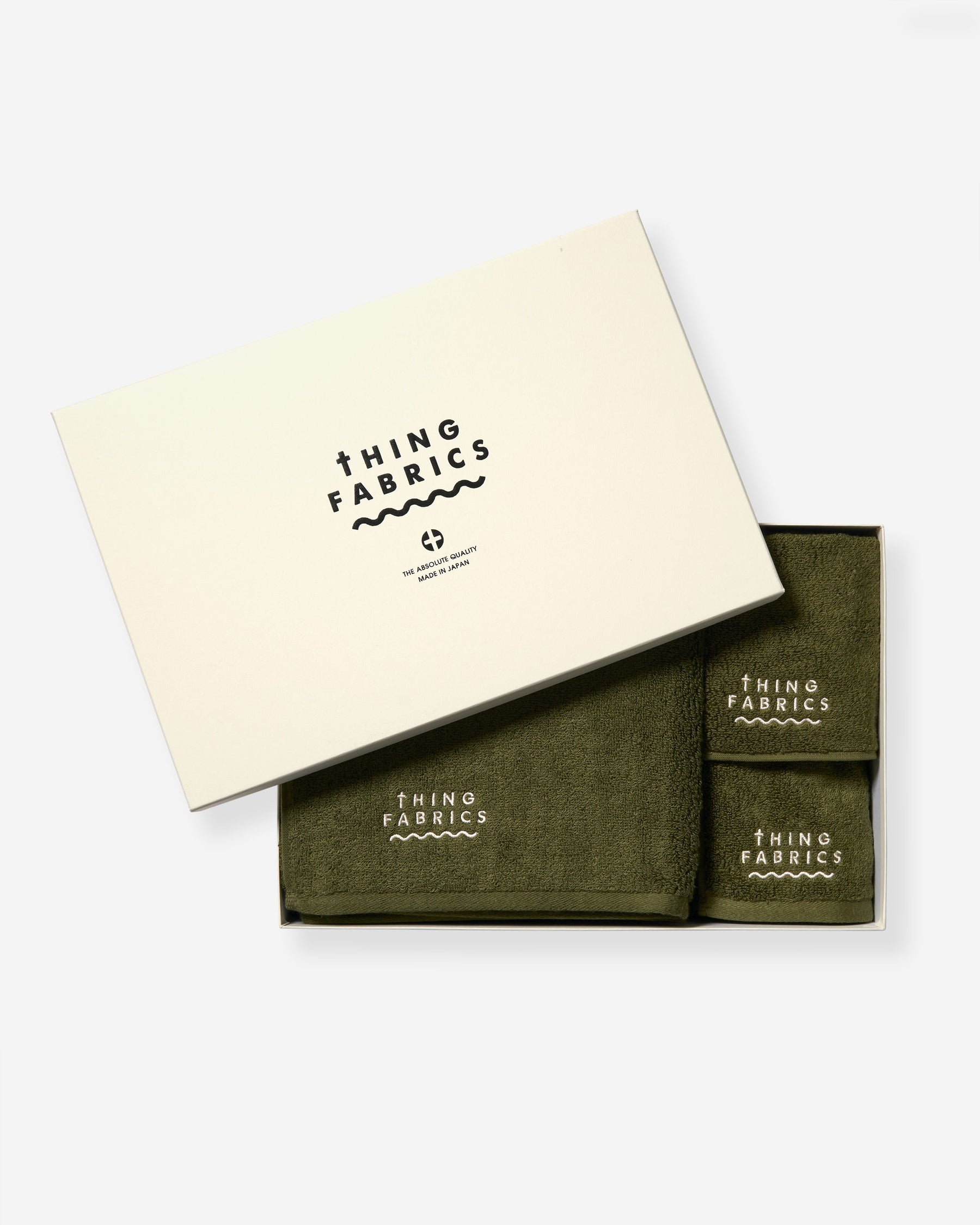 TIP TOP 365 Towel Gift Box - Olive Green