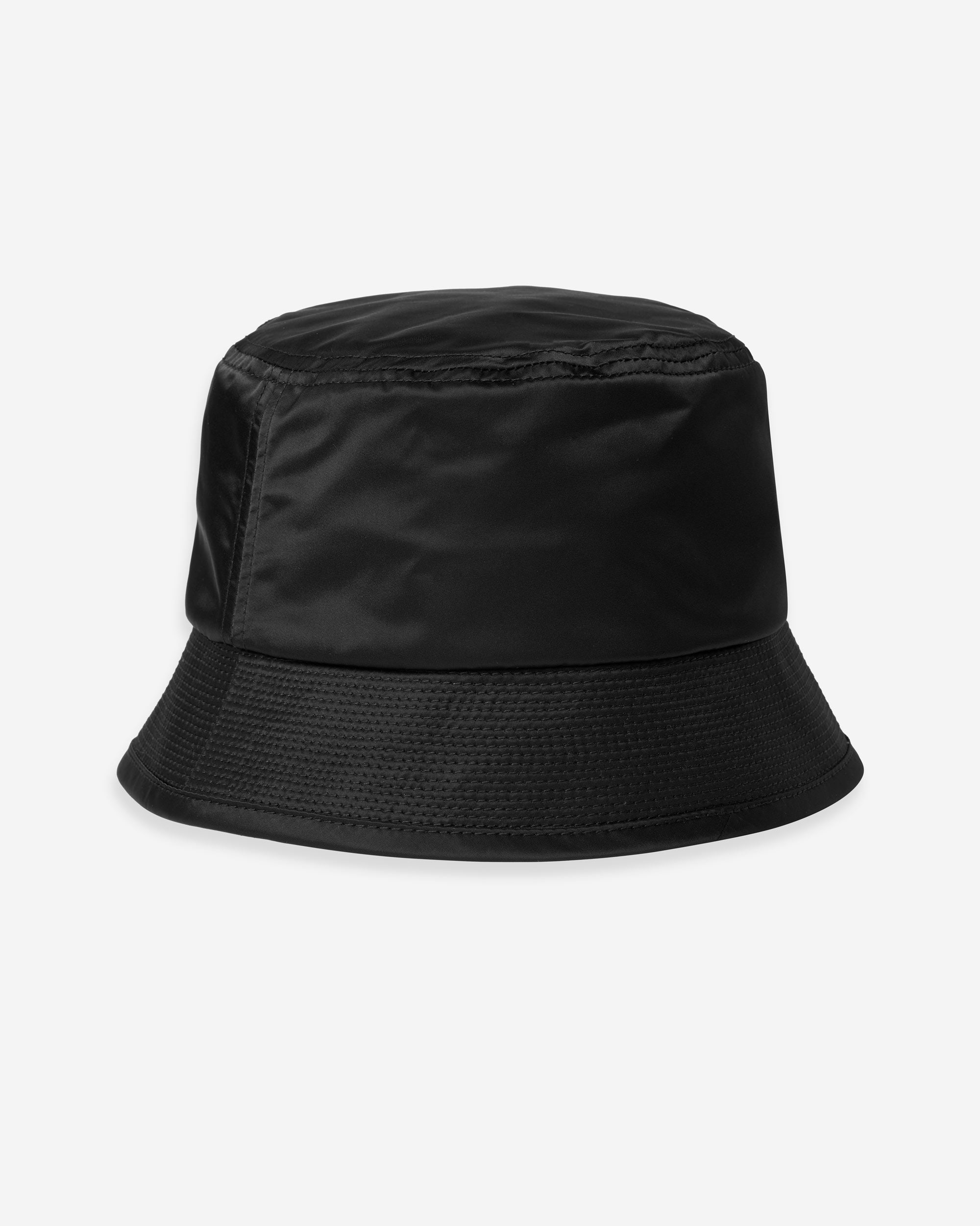 Military Nylon Twill Bucket Hat - Black
