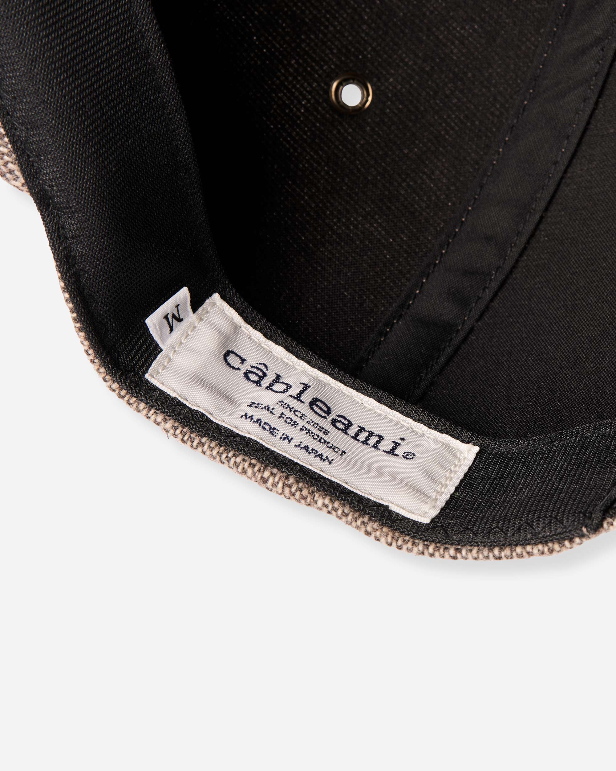 Recycled Tweed Cap - Brown