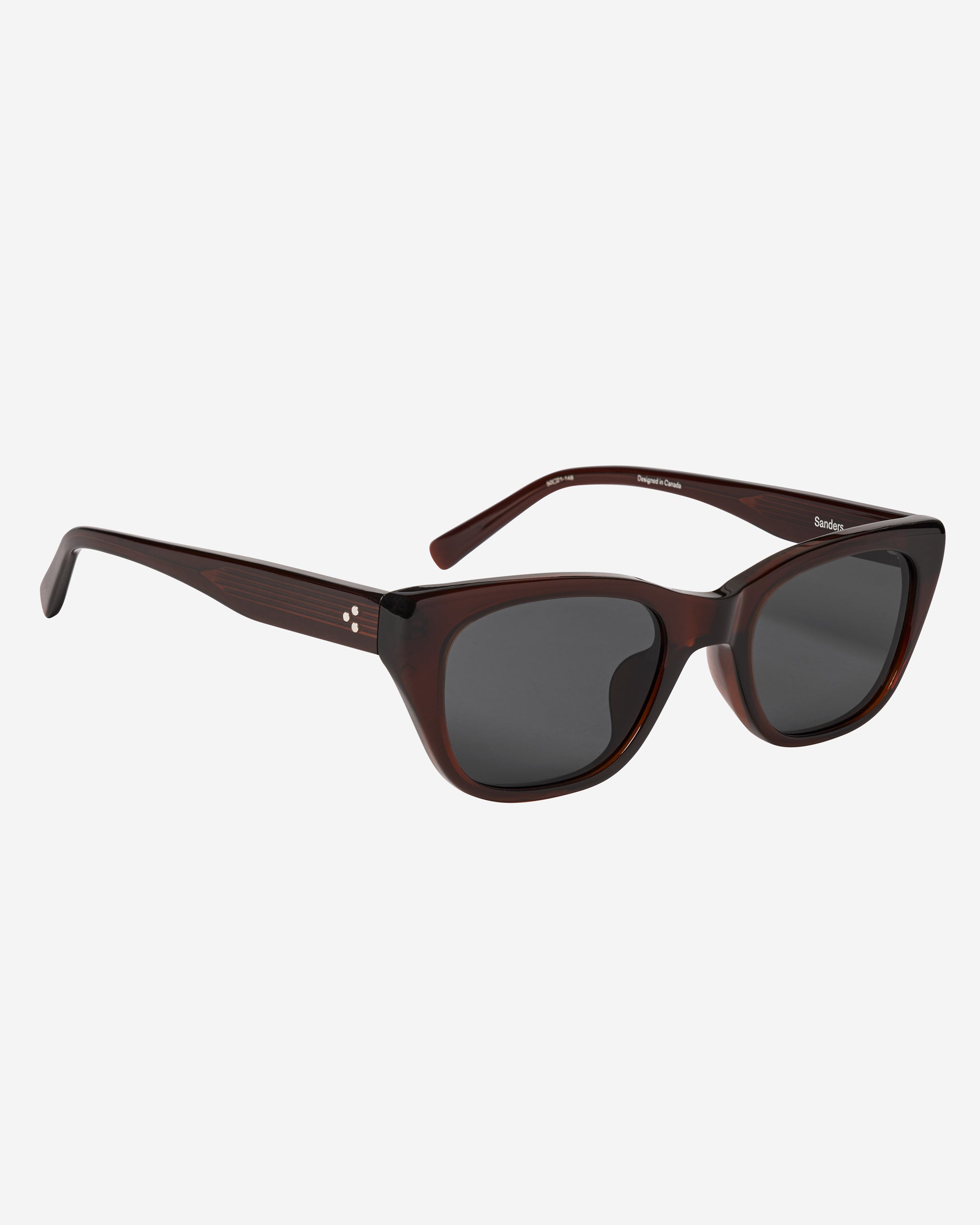 Sanders Sunglasses - Brown (Dark Grey)