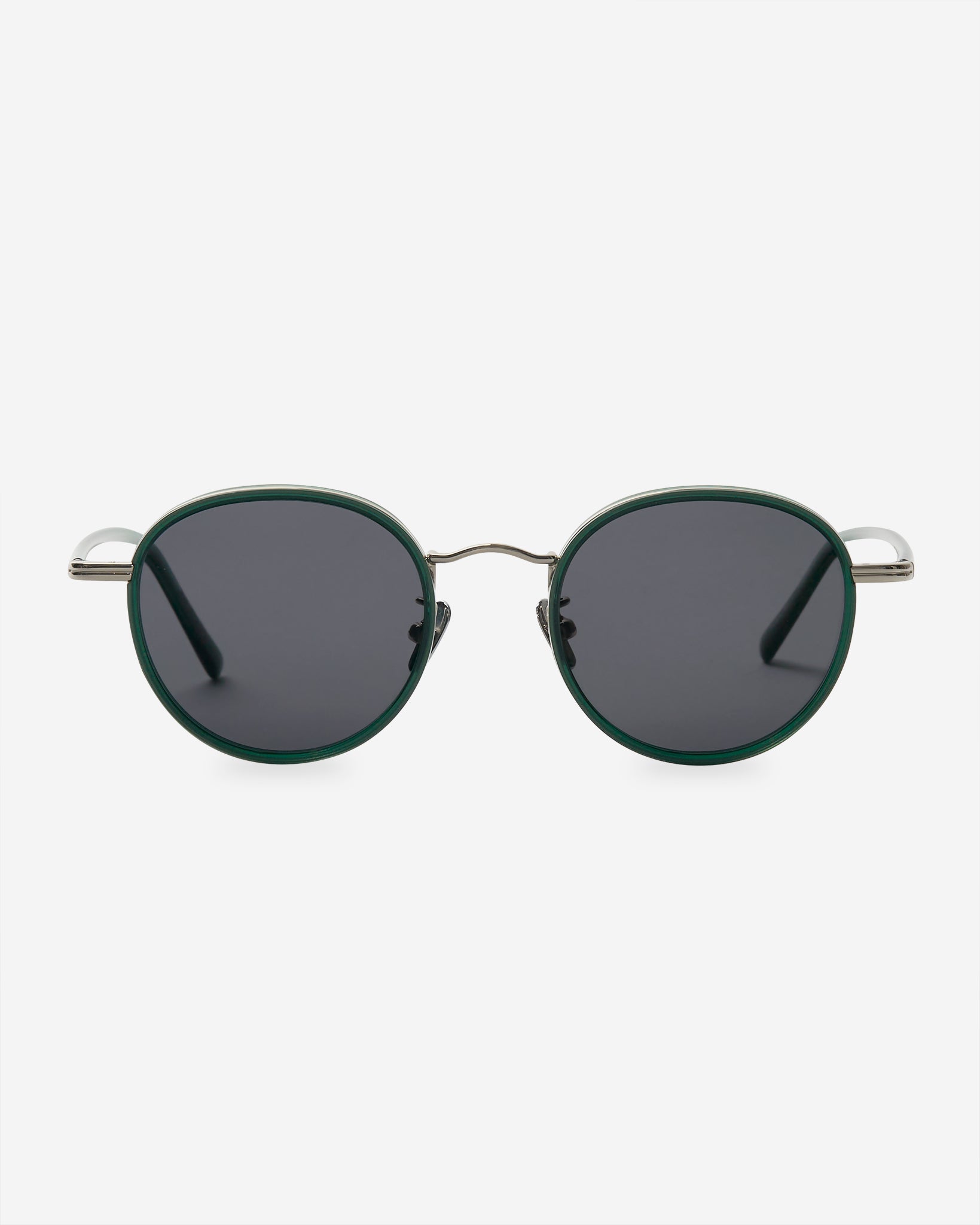 Plea Sunglasses - Green/Silver