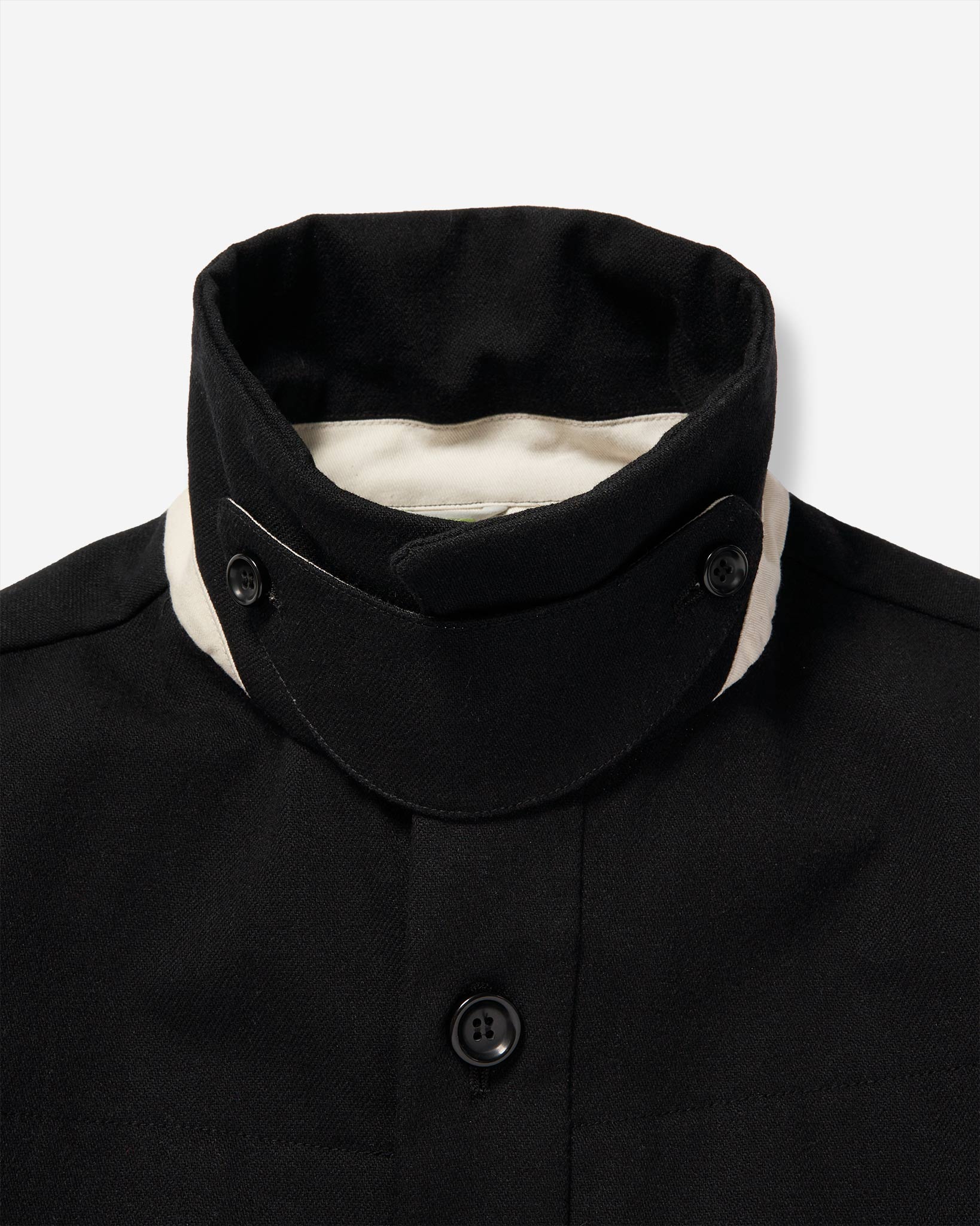 Wool Shirt Jacket (JK-LB14) - Black