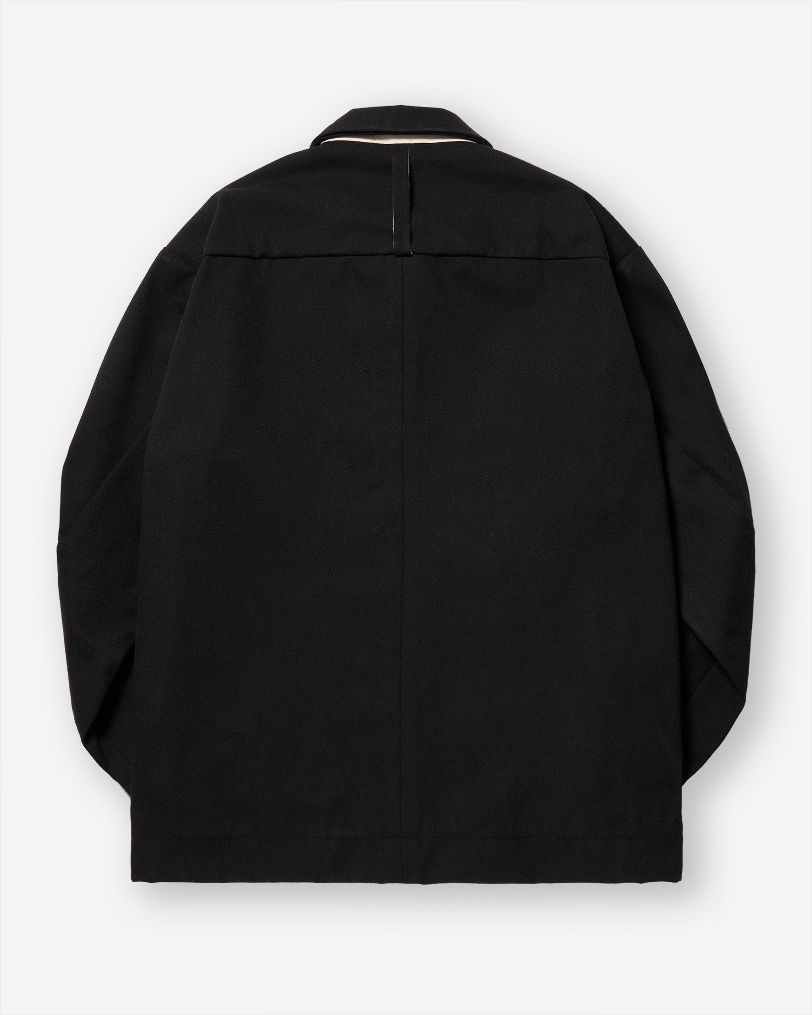 Wool Shirt Jacket (JK-LB14) - Black