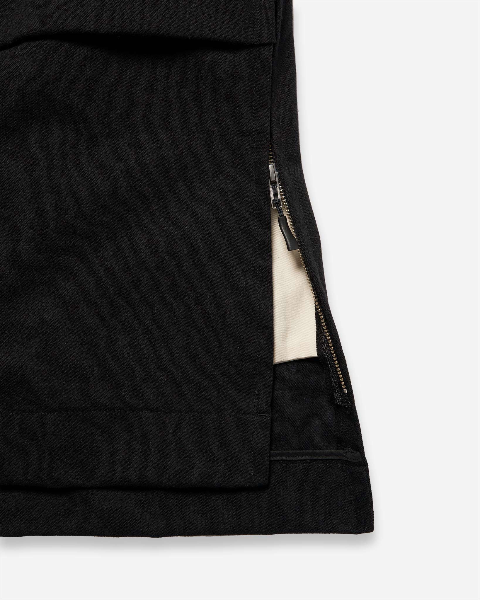 Wool Shirt Jacket (JK-LB14) - Black