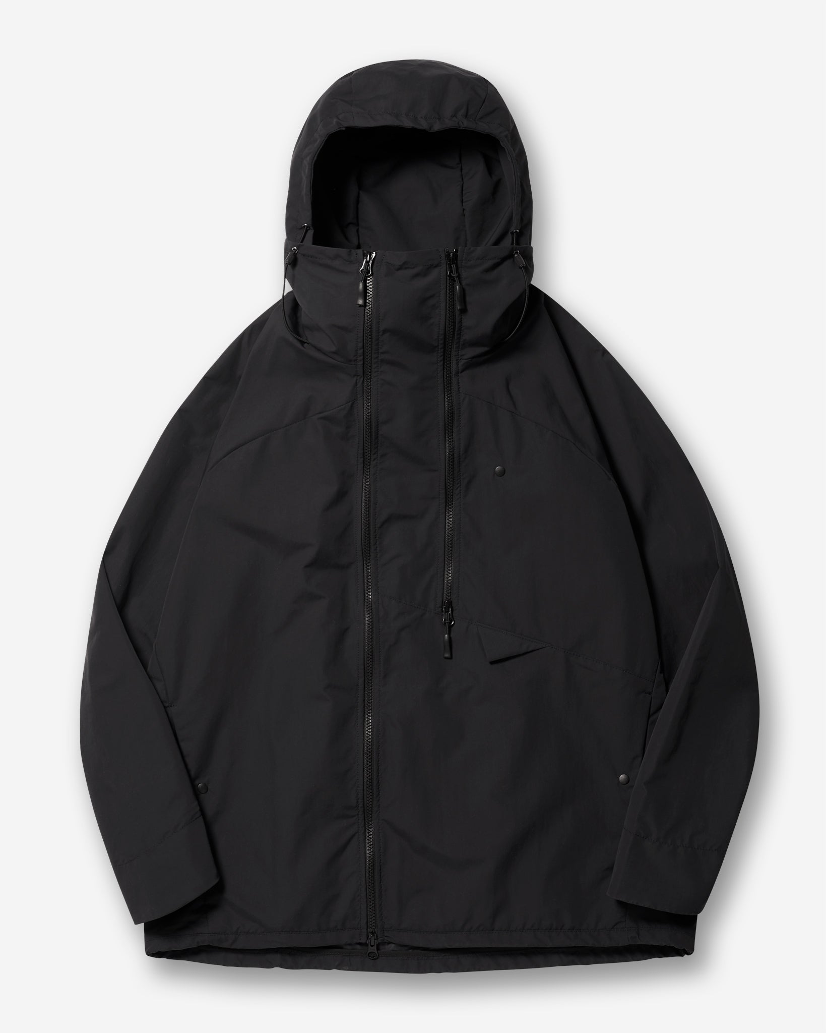 Double Zip Windbreaker (JK-OB02) - Black