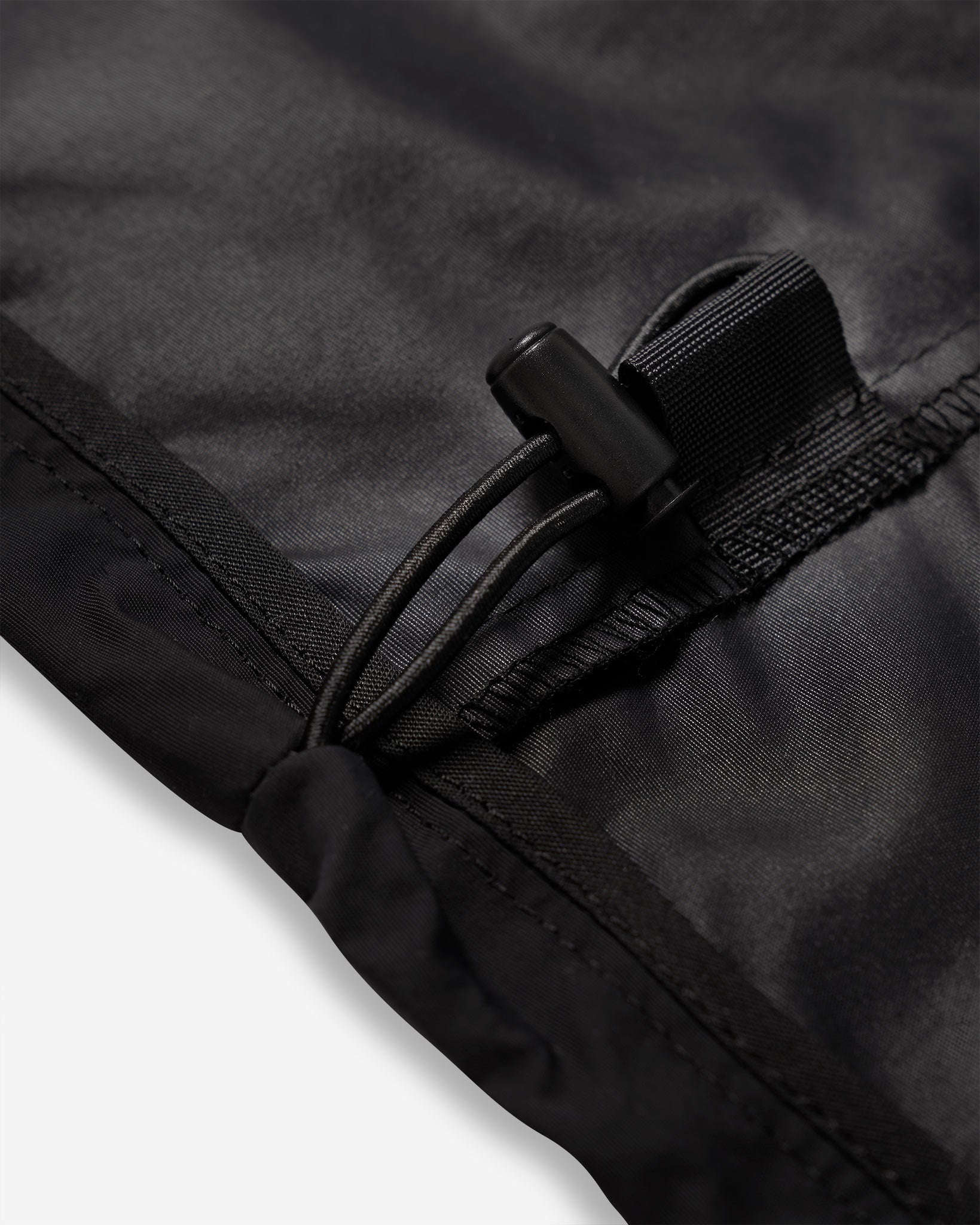 Double Zip Windbreaker (JK-OB02) - Black