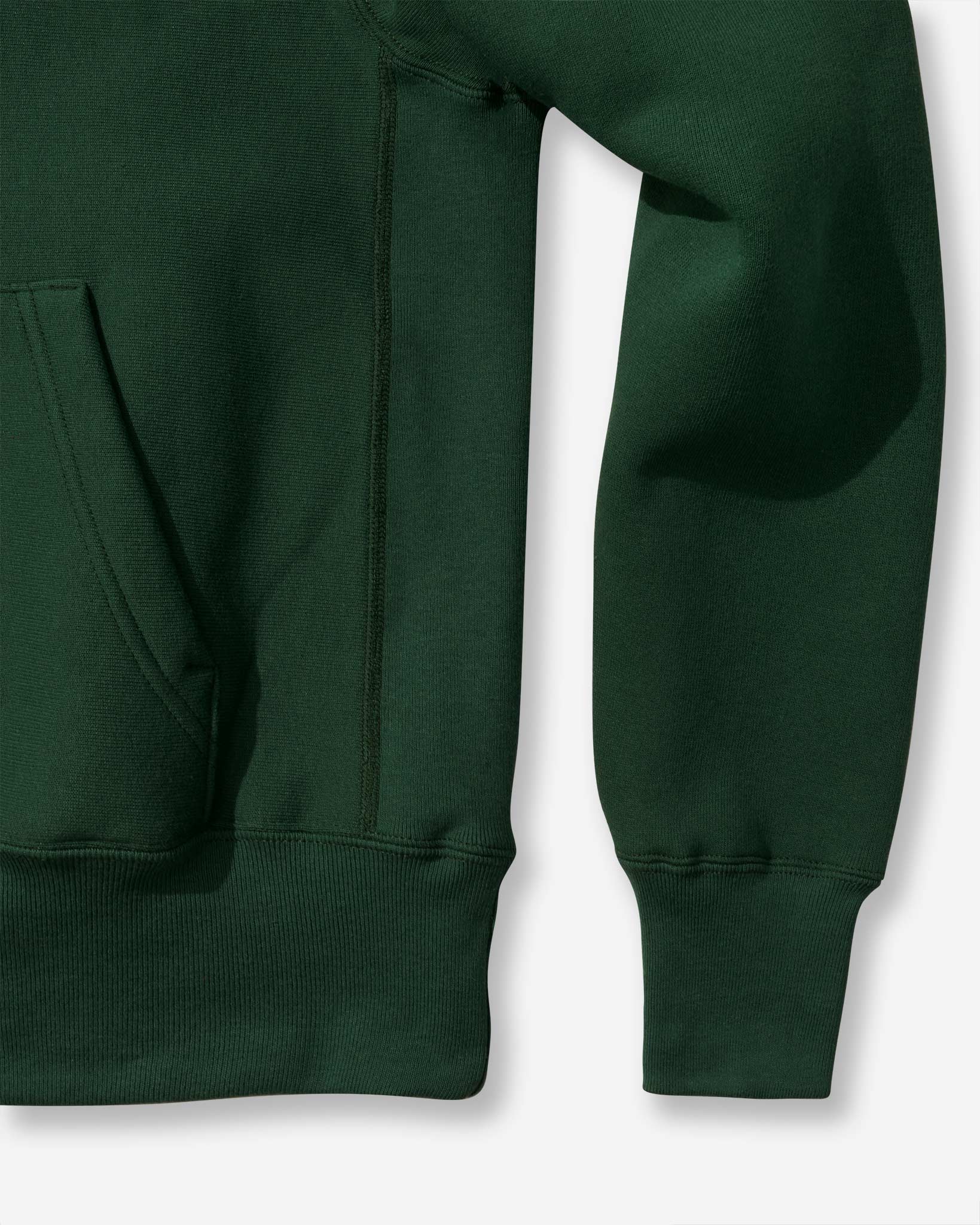 CROSS-KNIT® Pullover Hooded Sweatshirt - Dark Green