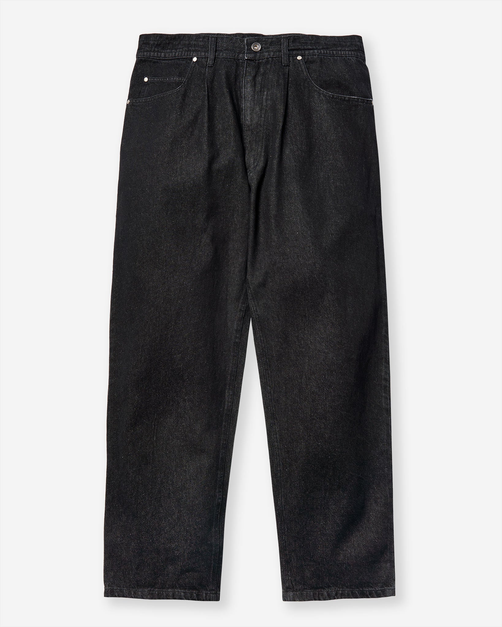ボトムス SOOR PLOOM Retro Jean, Black Denim SOOR PLOOM Retro Jean, Black Denim