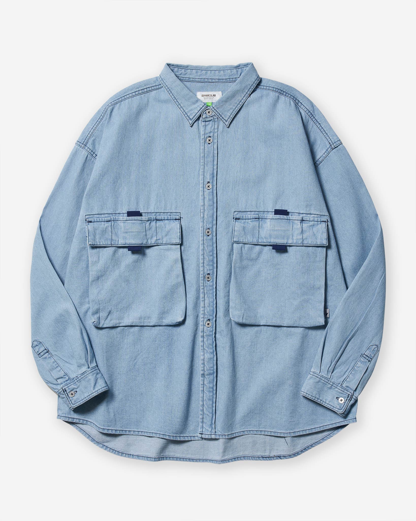 Silver Dub Denim Shirt - Indigo