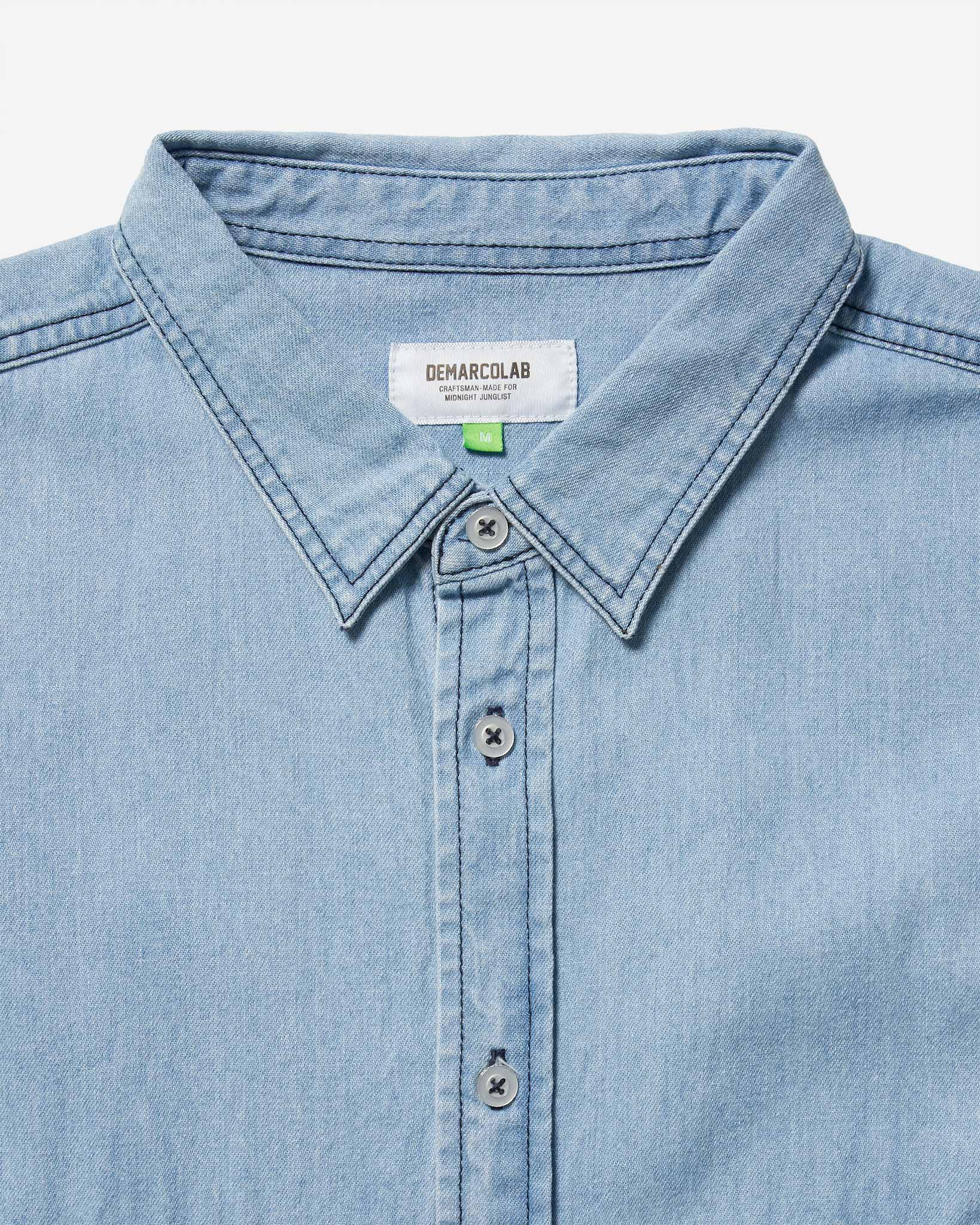Silver Dub Denim Shirt - Indigo