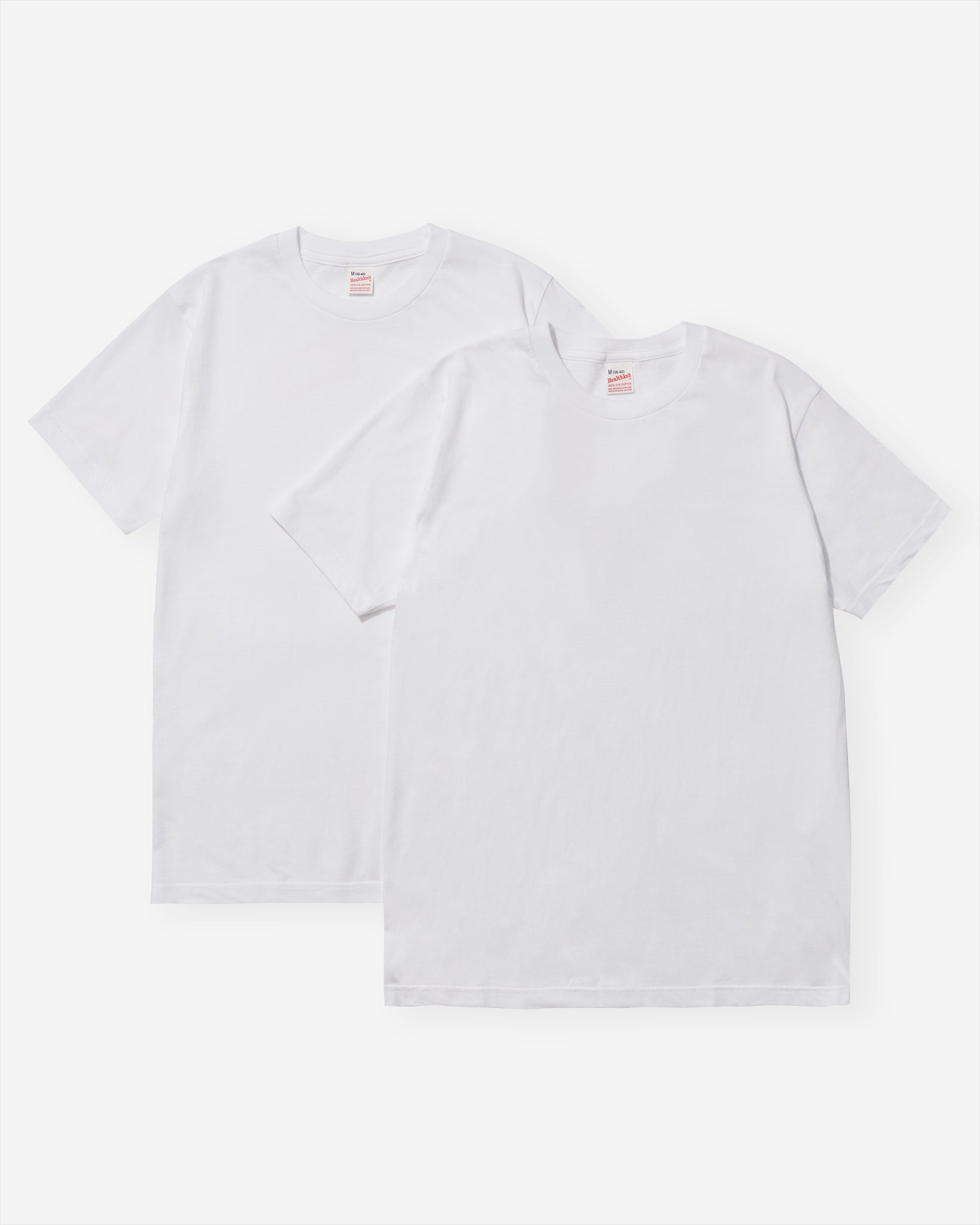 Basic Short Sleeve T-Shirt (2 Pack) - White