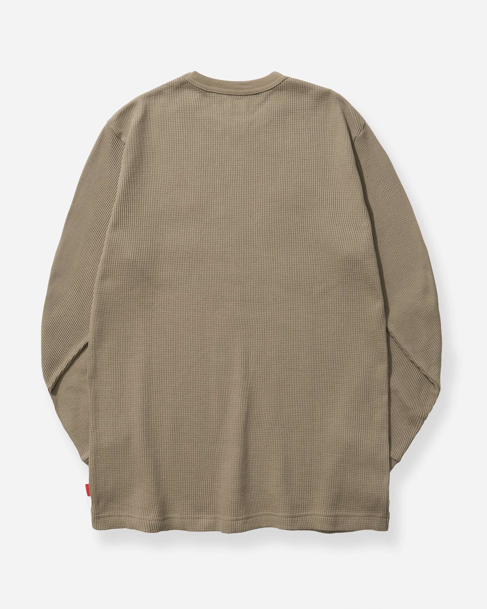 Functional Fabric Waffle L/S T-Shirt - Beige