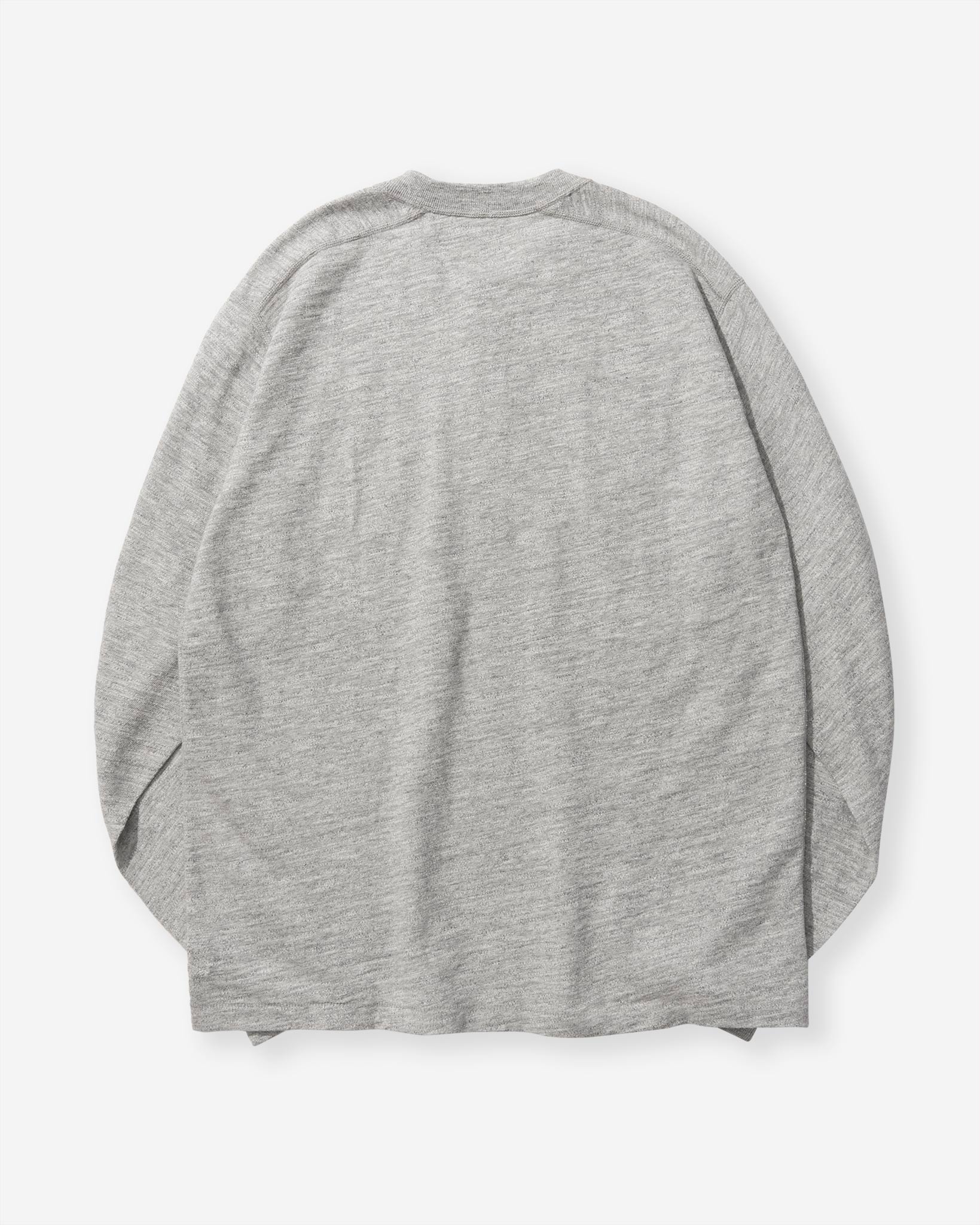 Max Weight Slab Henley L/S T-Shirt - Grey