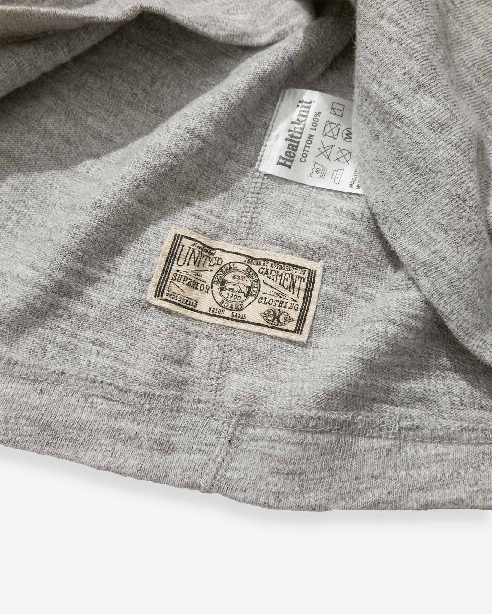 Max Weight Slab Henley L/S T-Shirt - Grey